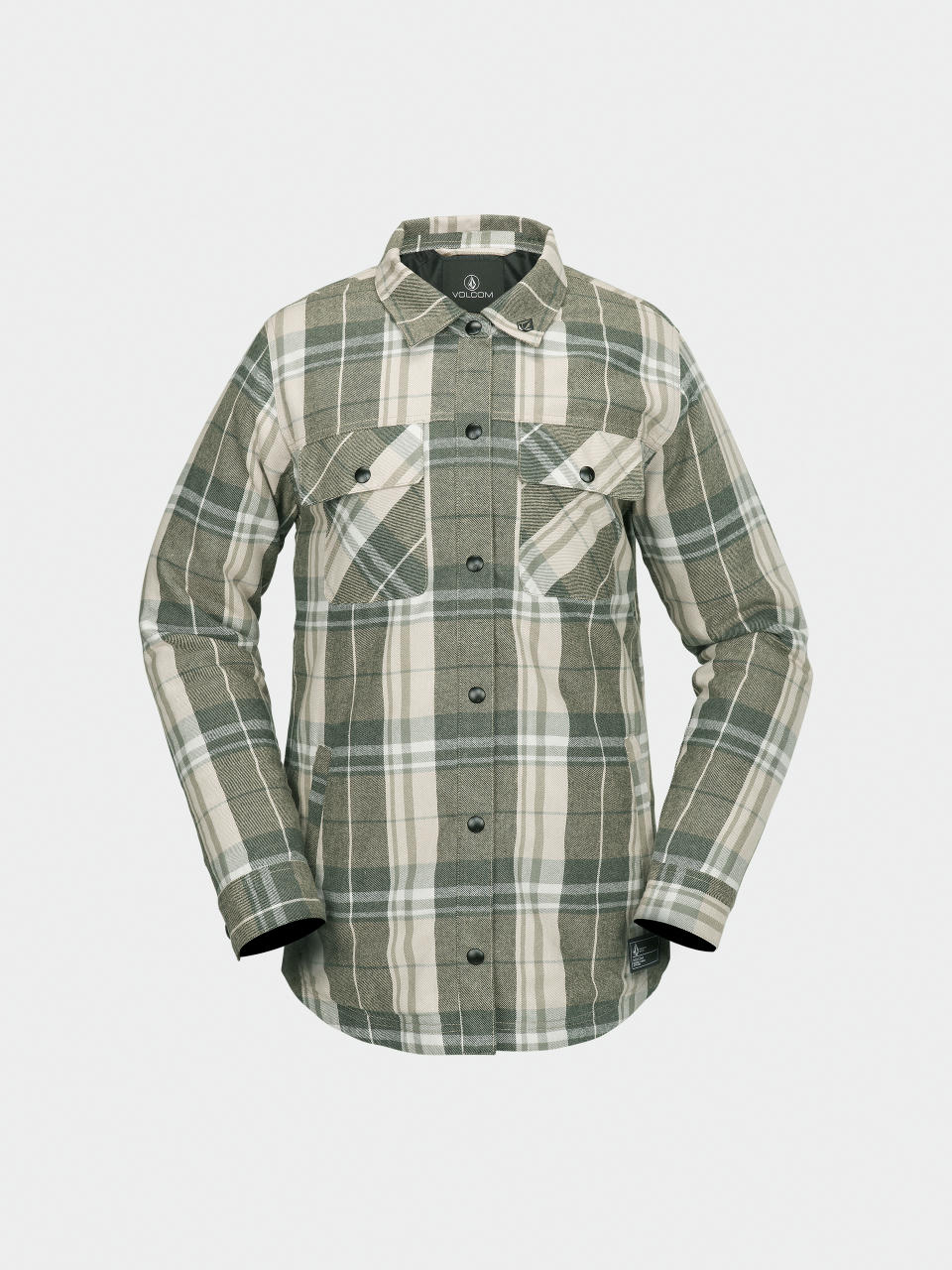 Жіноча Сноубордична куртка Volcom Ins Riding Flannel (sand)