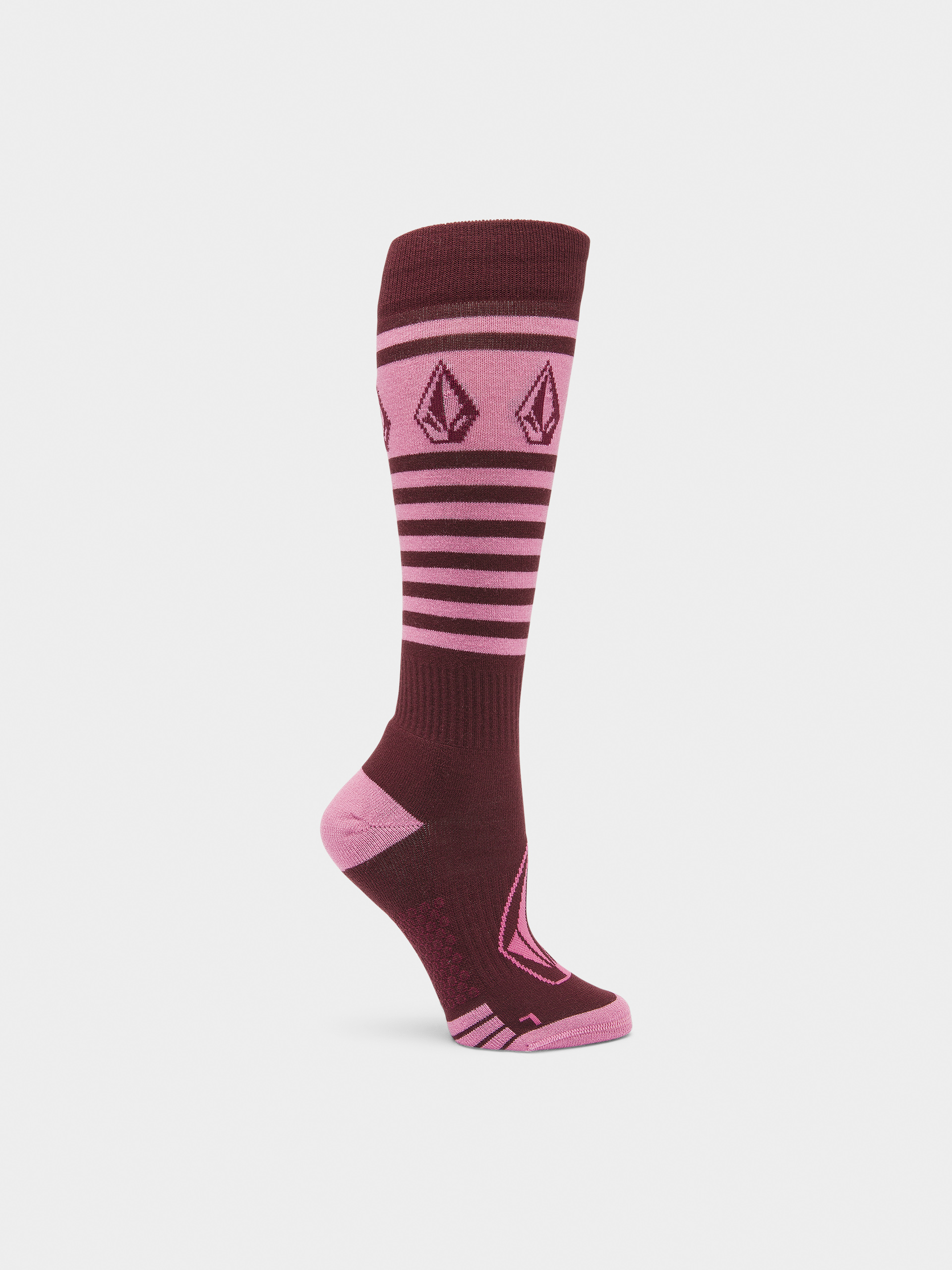 Шкарпетки Volcom Striker Wool Blend Otc Wmn (burgundy)