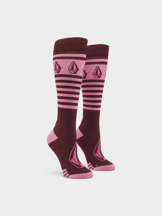 Шкарпетки Volcom Striker Wool Blend Otc Wmn (burgundy)