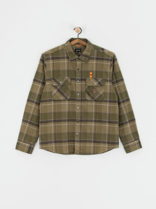 Сорочка Brixton Builders Bowery Str Wr Ls (dill/olive surplus/washed blac)