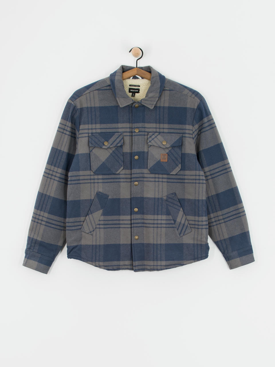 Куртка Brixton Durham Lined (washed navy/beige plaid)