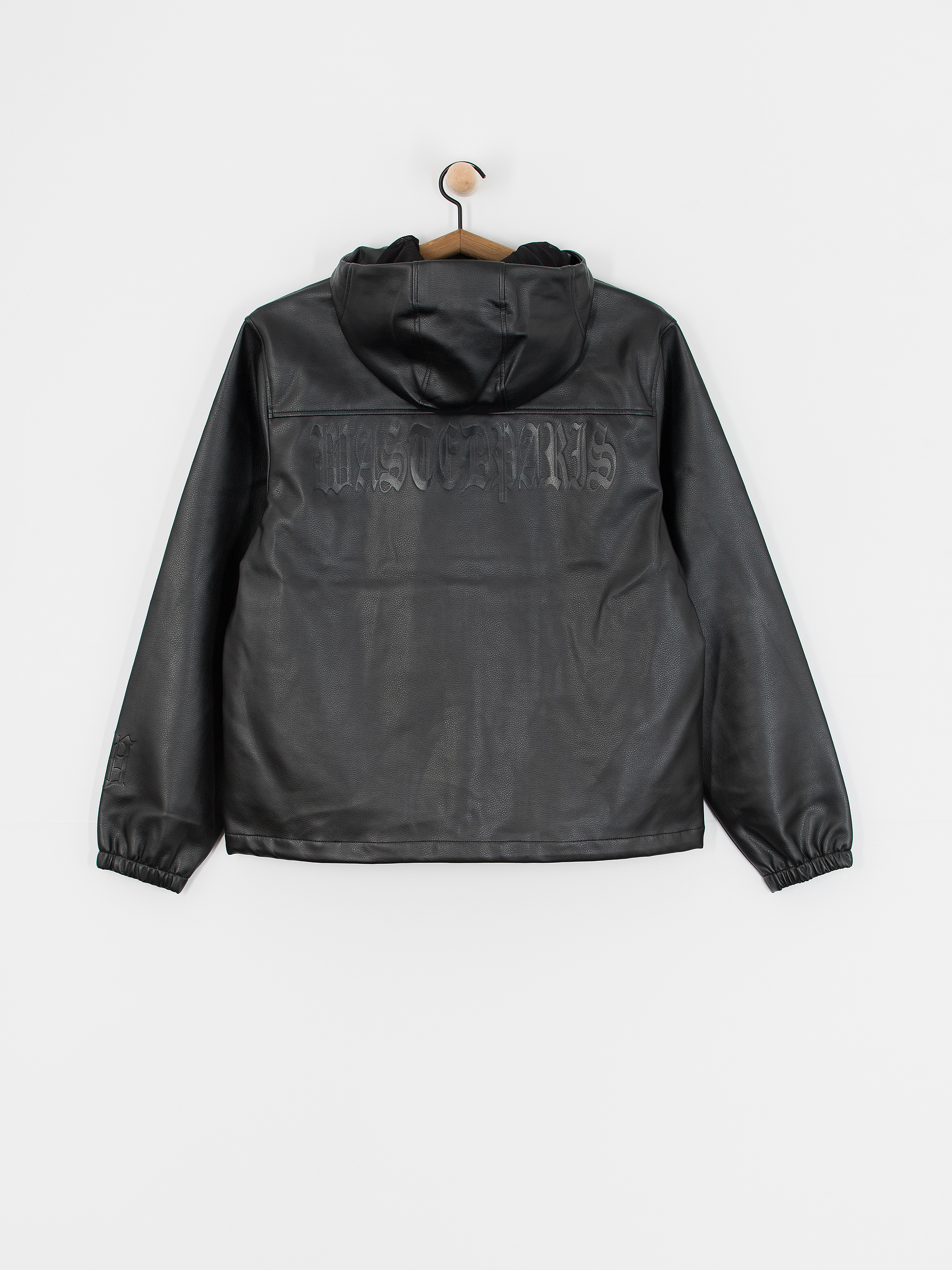 Куртка Wasted Paris Kingdom Faux Leather Windbreaker (black)