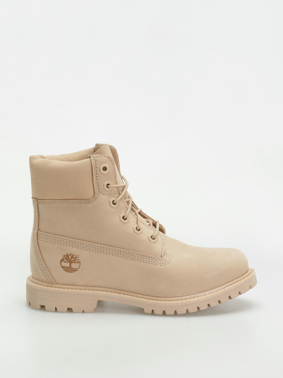 Зимове взуття Timberland Premium 6 Inch Lace Up Waterproof Wmn (light beige nubuck)