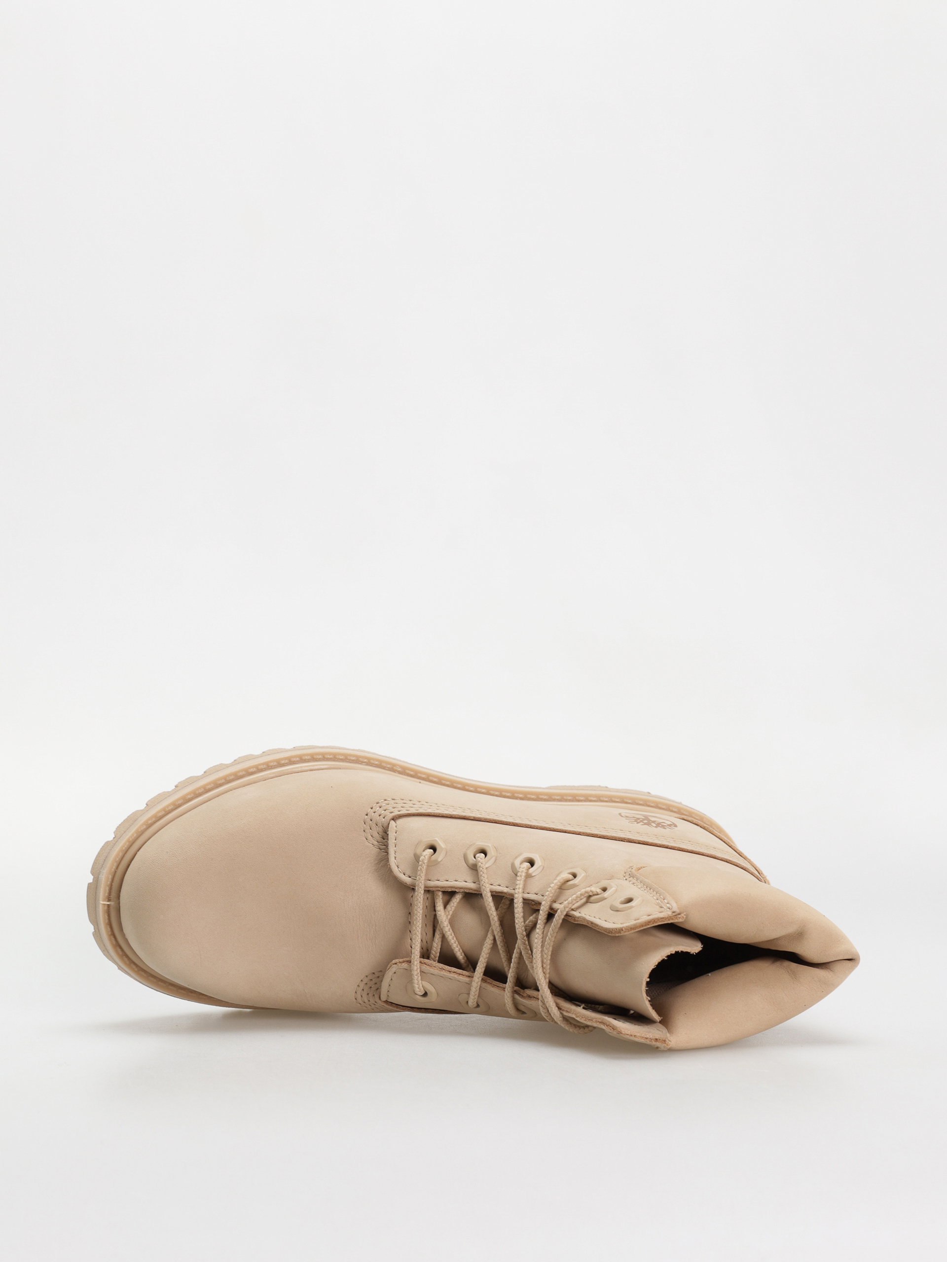 Зимове взуття Timberland Premium 6 Inch Lace Up Waterproof Wmn (light beige nubuck)