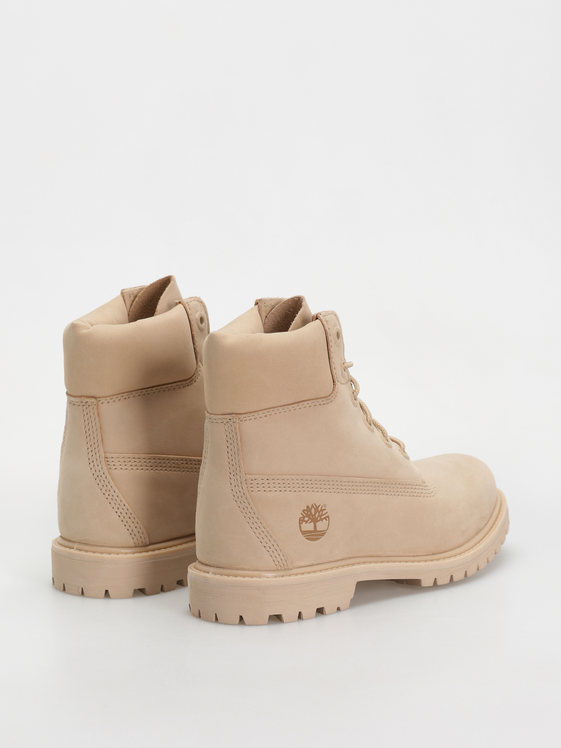 Зимове взуття Timberland Premium 6 Inch Lace Up Waterproof Wmn (light beige nubuck)