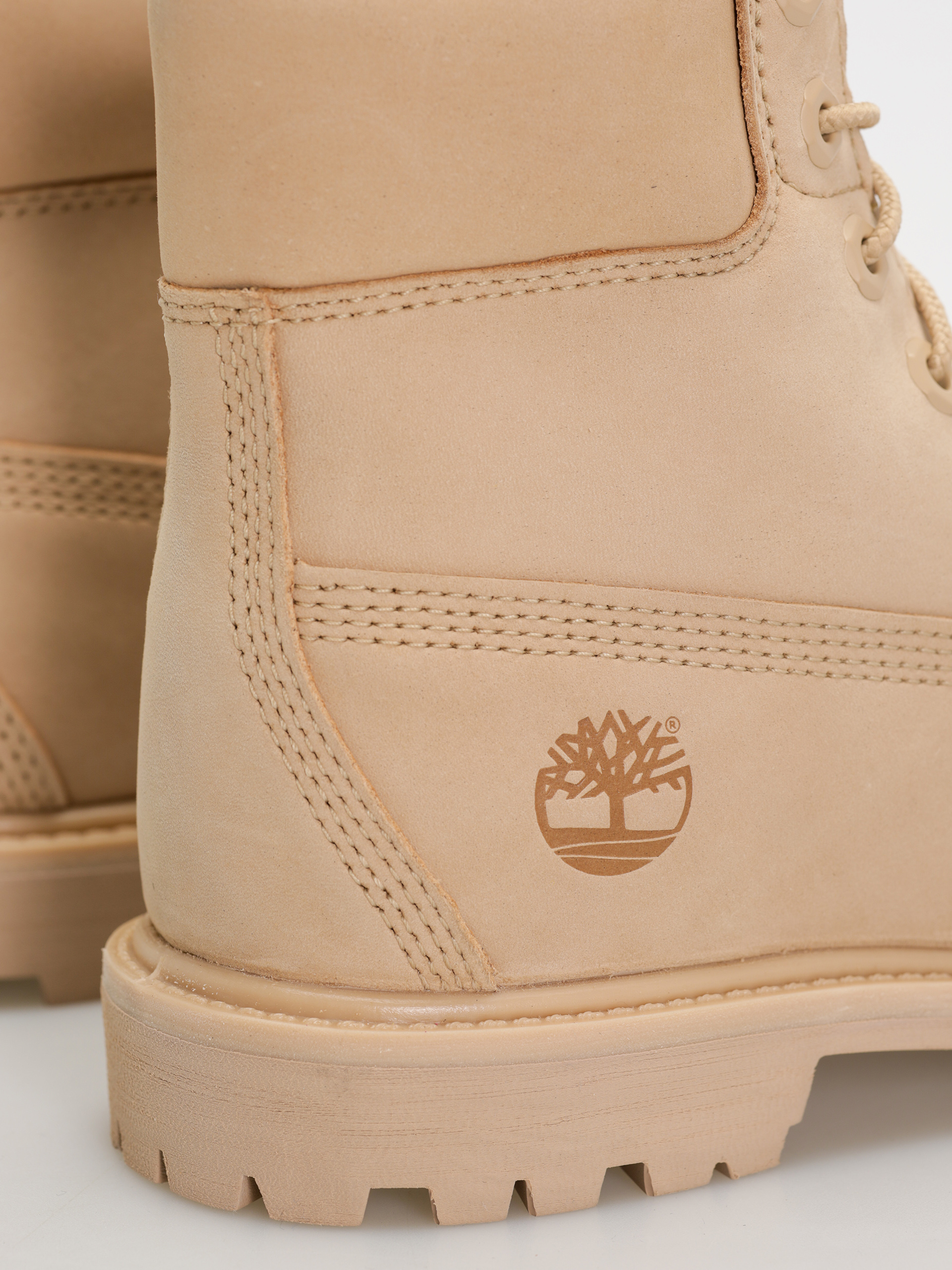 Зимове взуття Timberland Premium 6 Inch Lace Up Waterproof Wmn (light beige nubuck)
