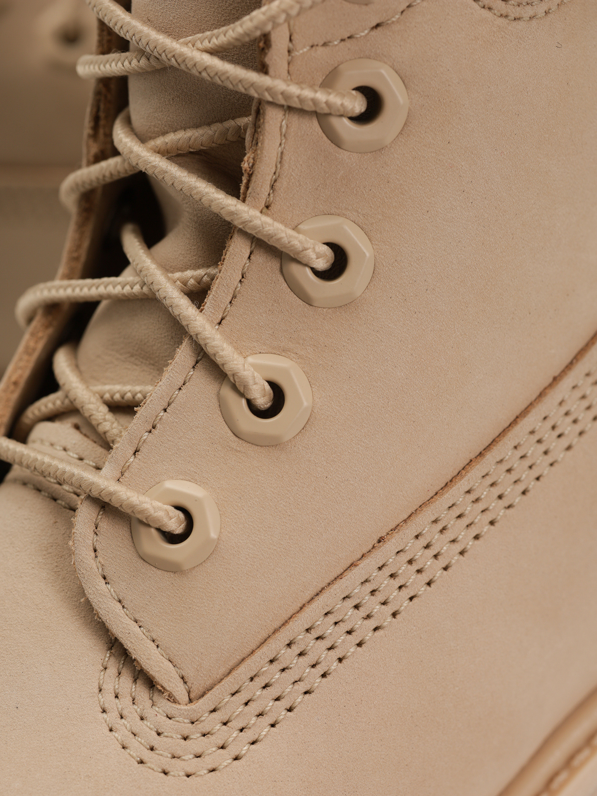 Зимове взуття Timberland Premium 6 Inch Lace Up Waterproof Wmn (light beige nubuck)