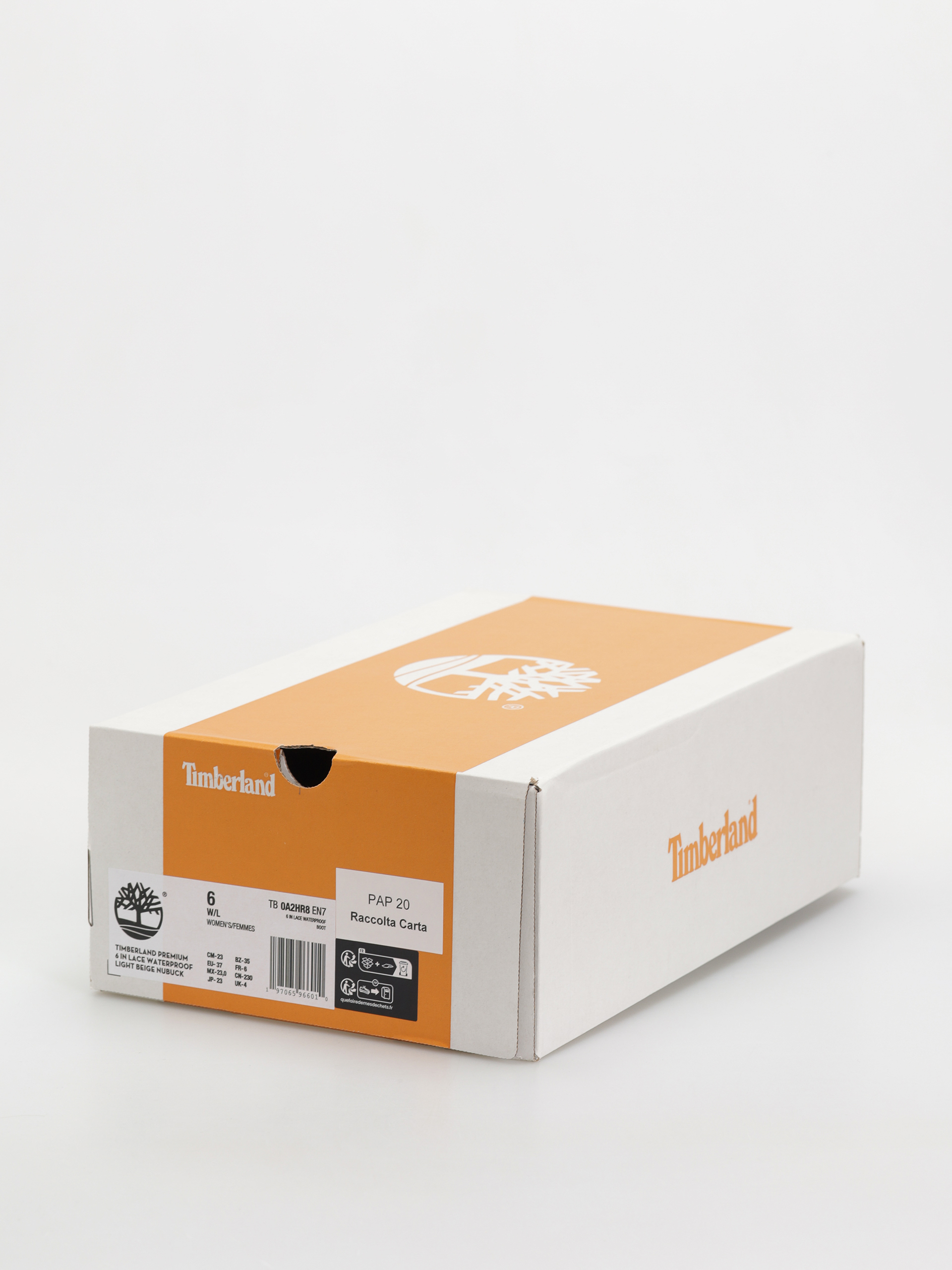 Зимове взуття Timberland Premium 6 Inch Lace Up Waterproof Wmn (light beige nubuck)