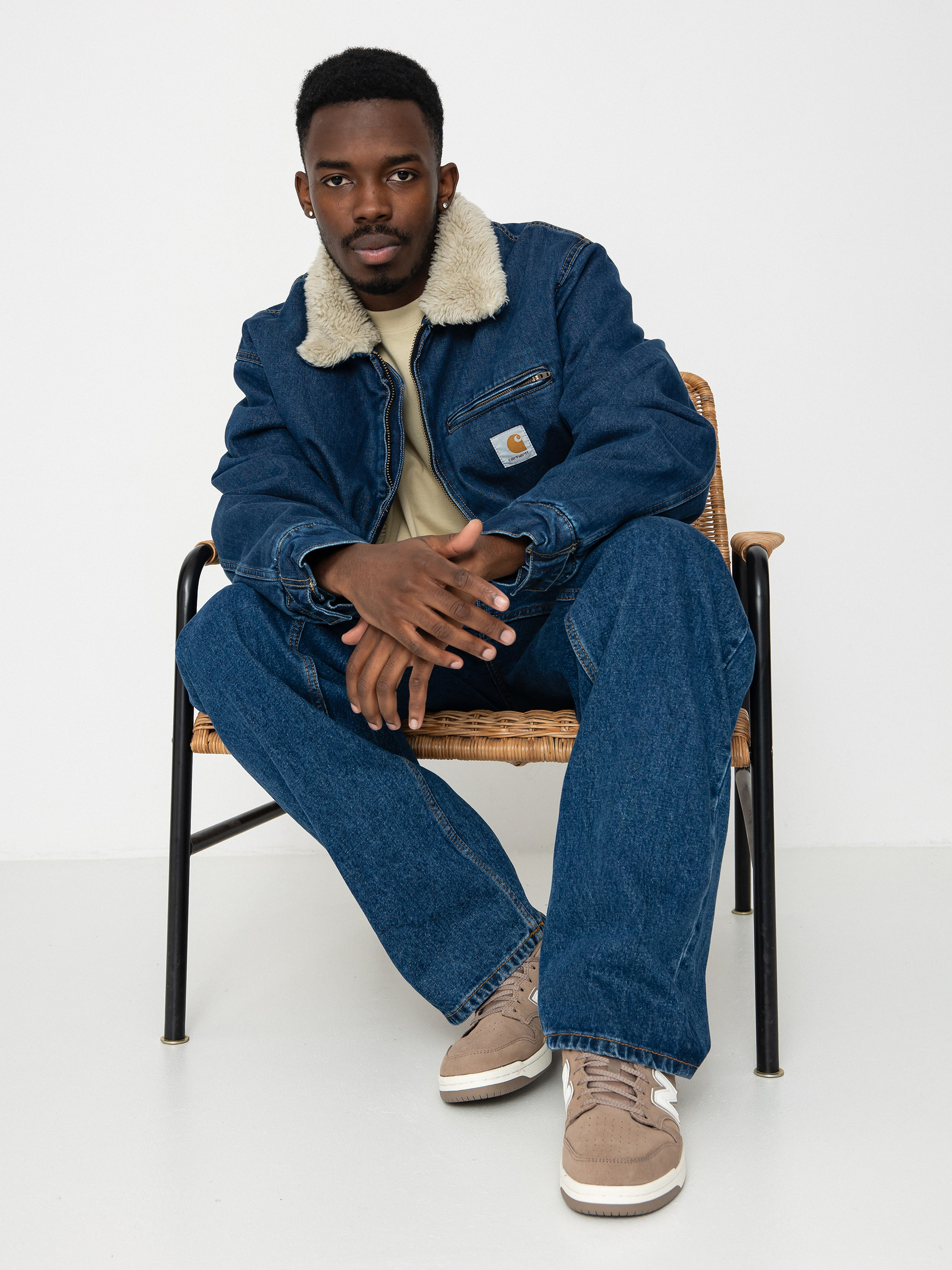 Куртка Carhartt WIP Herald - темно синій (blue/wall)