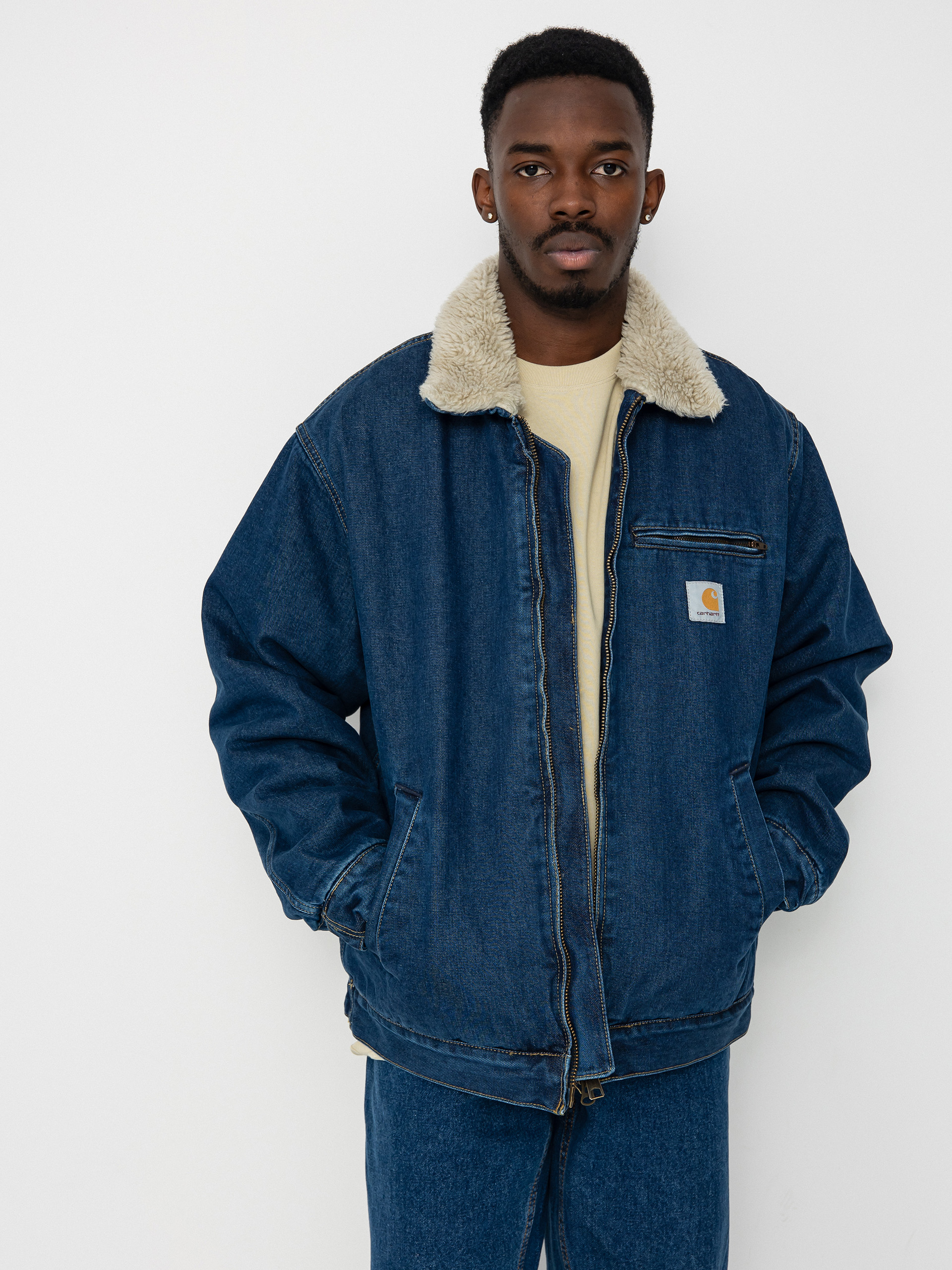 Куртка Carhartt WIP Herald - темно синій (blue/wall)