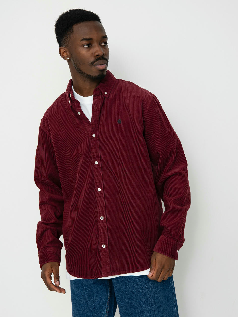 Сорочка Carhartt WIP Madison Cord (malbec/black)