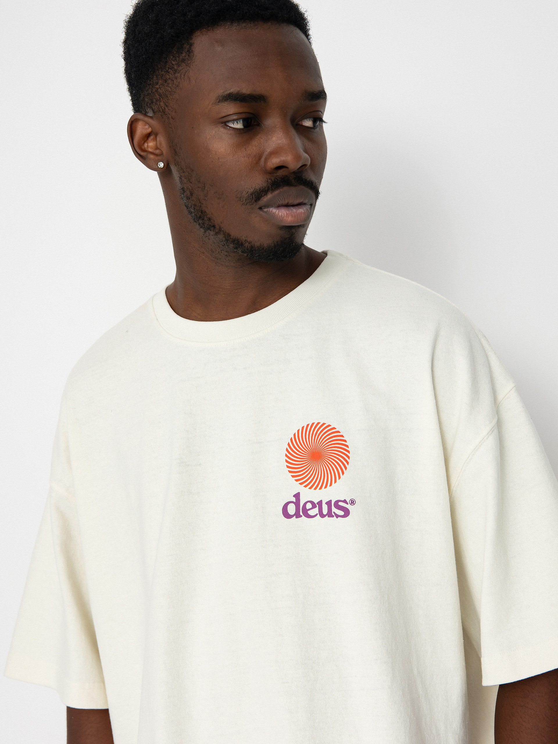 Футболка Deus Ex Machina Strata (vintage white)