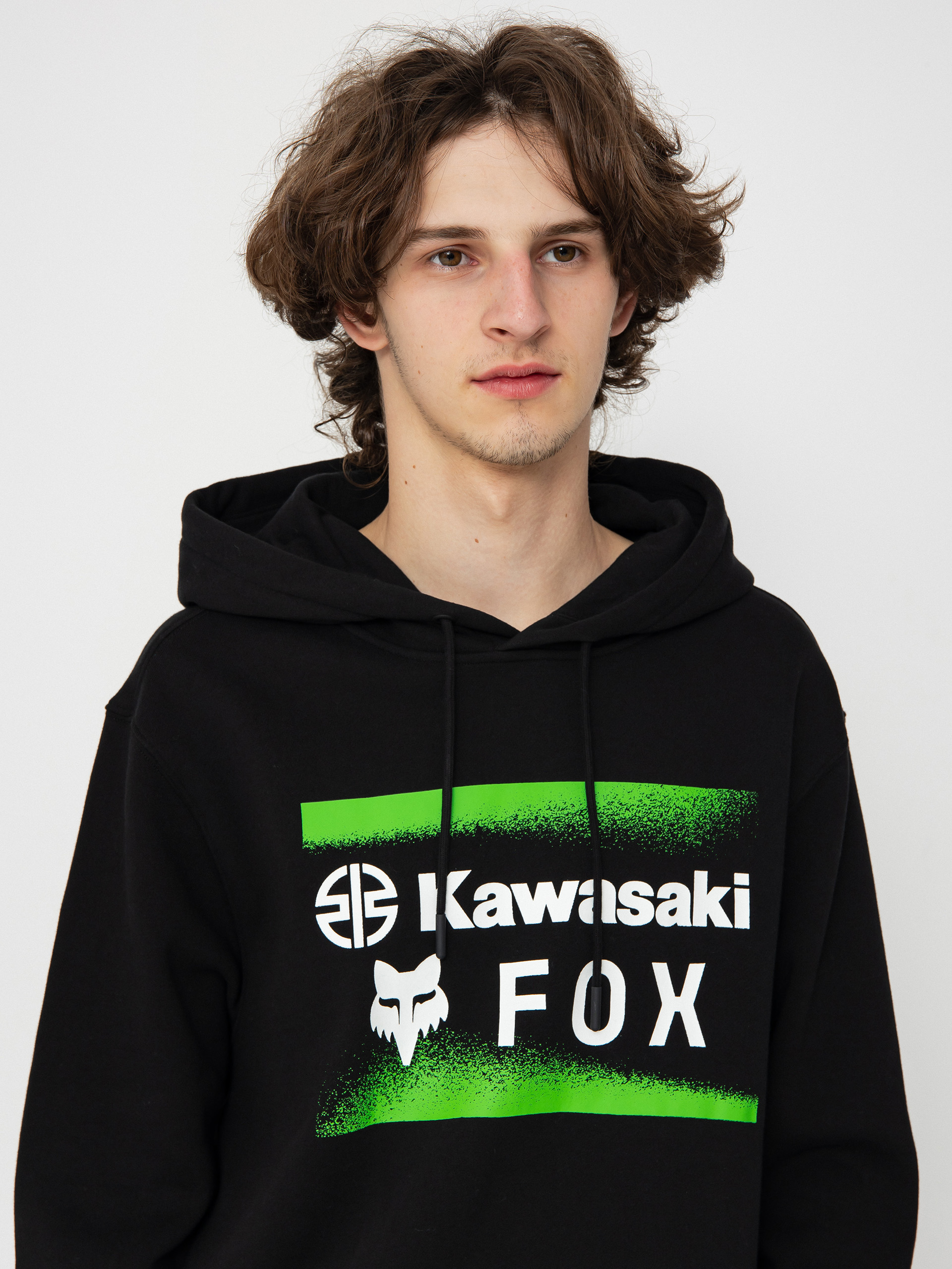 Худі Fox X Kawasaki HD (black)