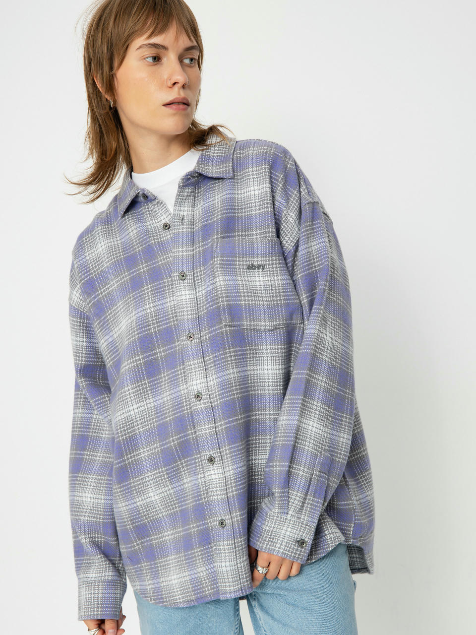 Сорочка OBEY Belmont Plaid Wmn (aster purple)