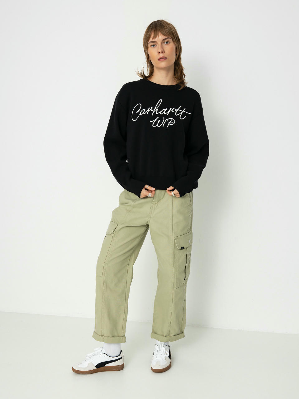 Светр Carhartt WIP Signature Wmn (black/wax)