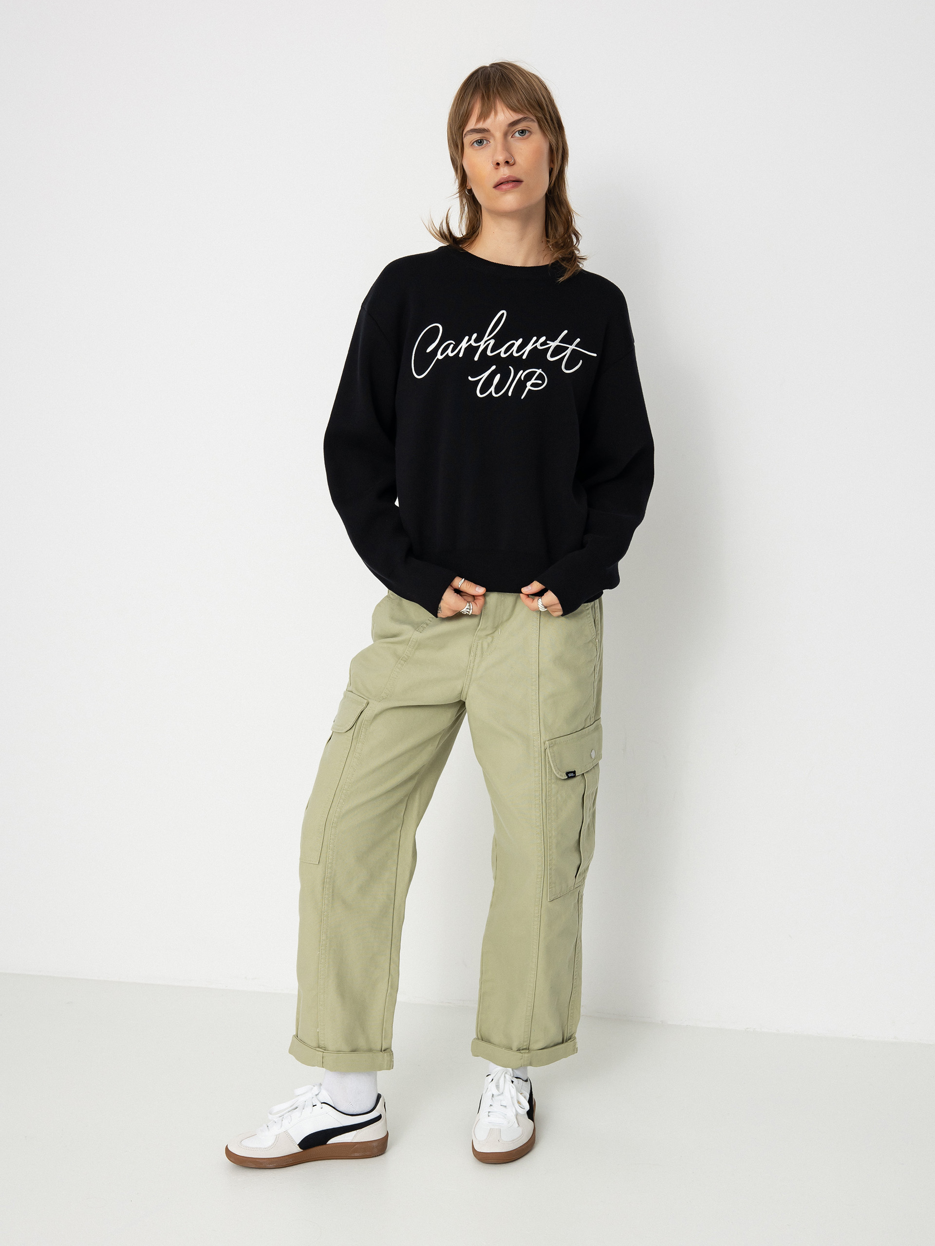 u0421u0432u0435u0442u0440 Carhartt WIP Signature Wmn (black/wax)