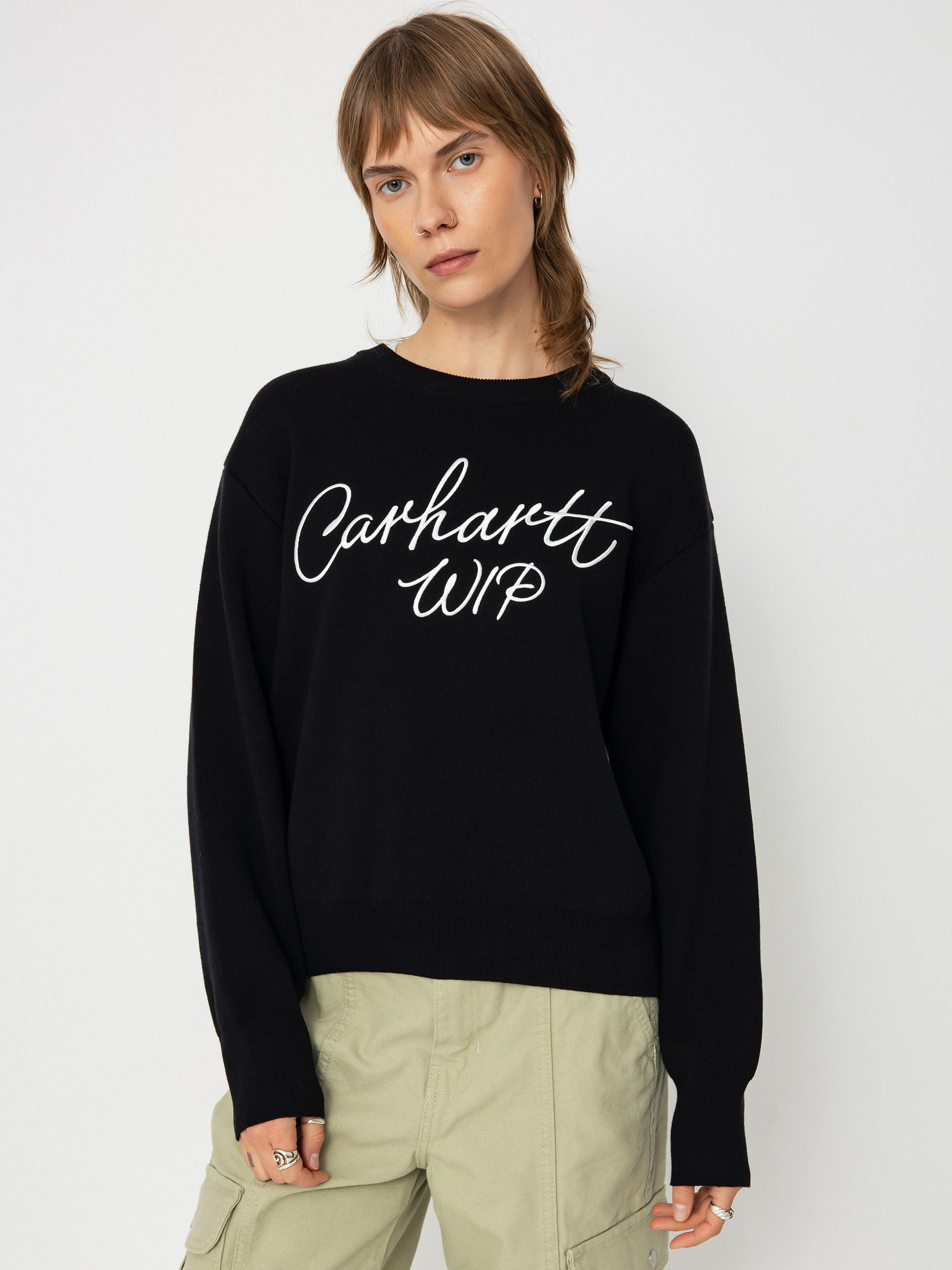 Светр Carhartt WIP Signature Wmn (black/wax)