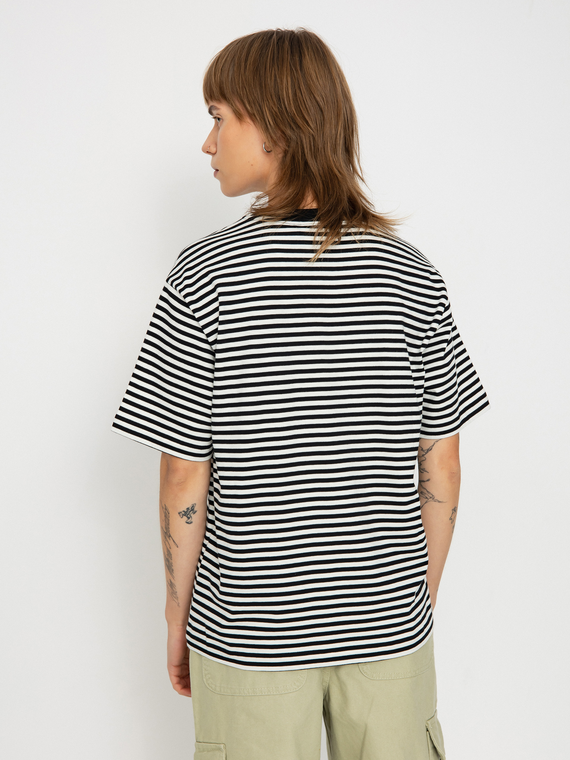 Футболка Carhartt WIP Verner Wmn (verner stripe/black/wax)