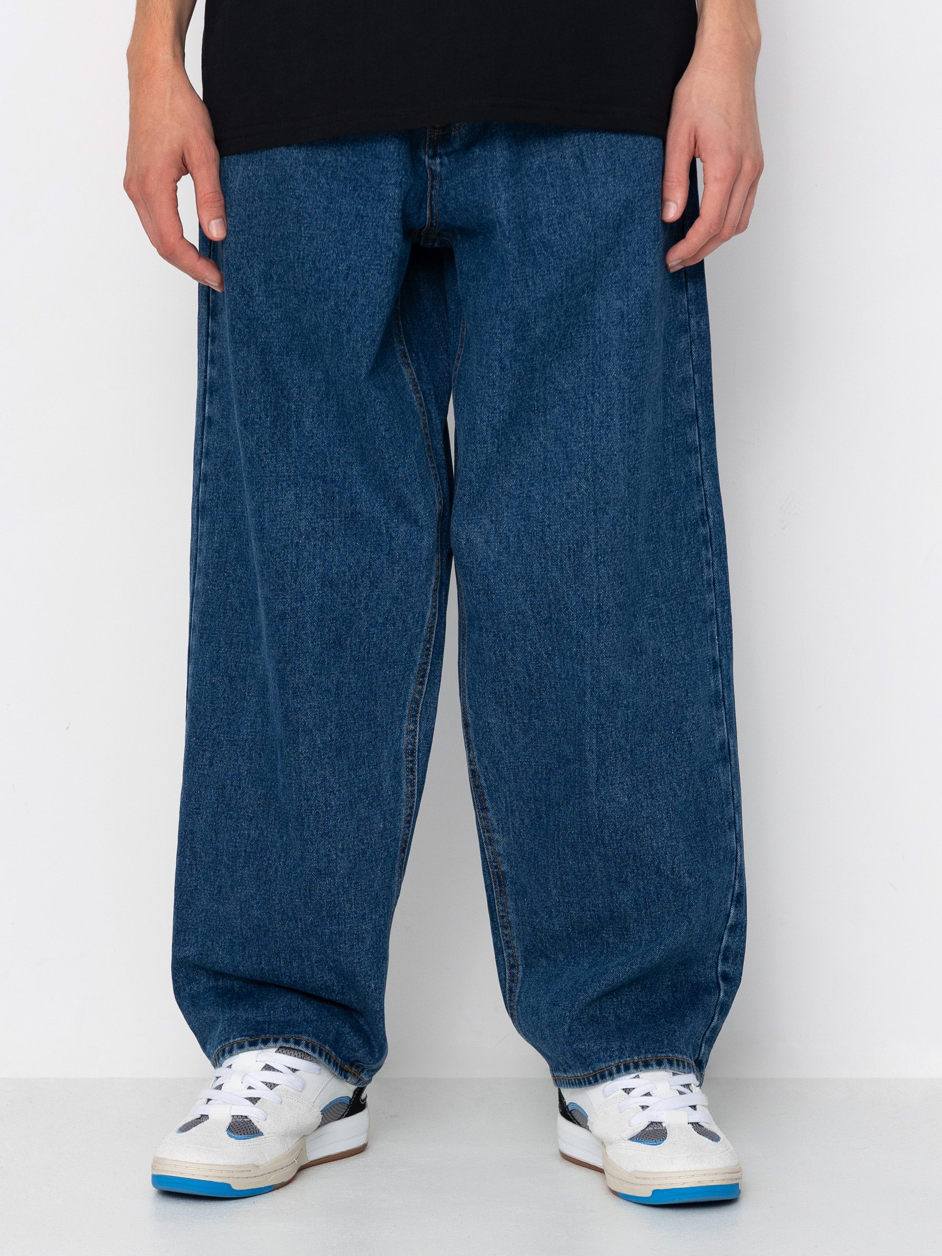 u0428u0442u0430u043du0438 OBEY Bigwig Baggy Denim (stone wash indigo)