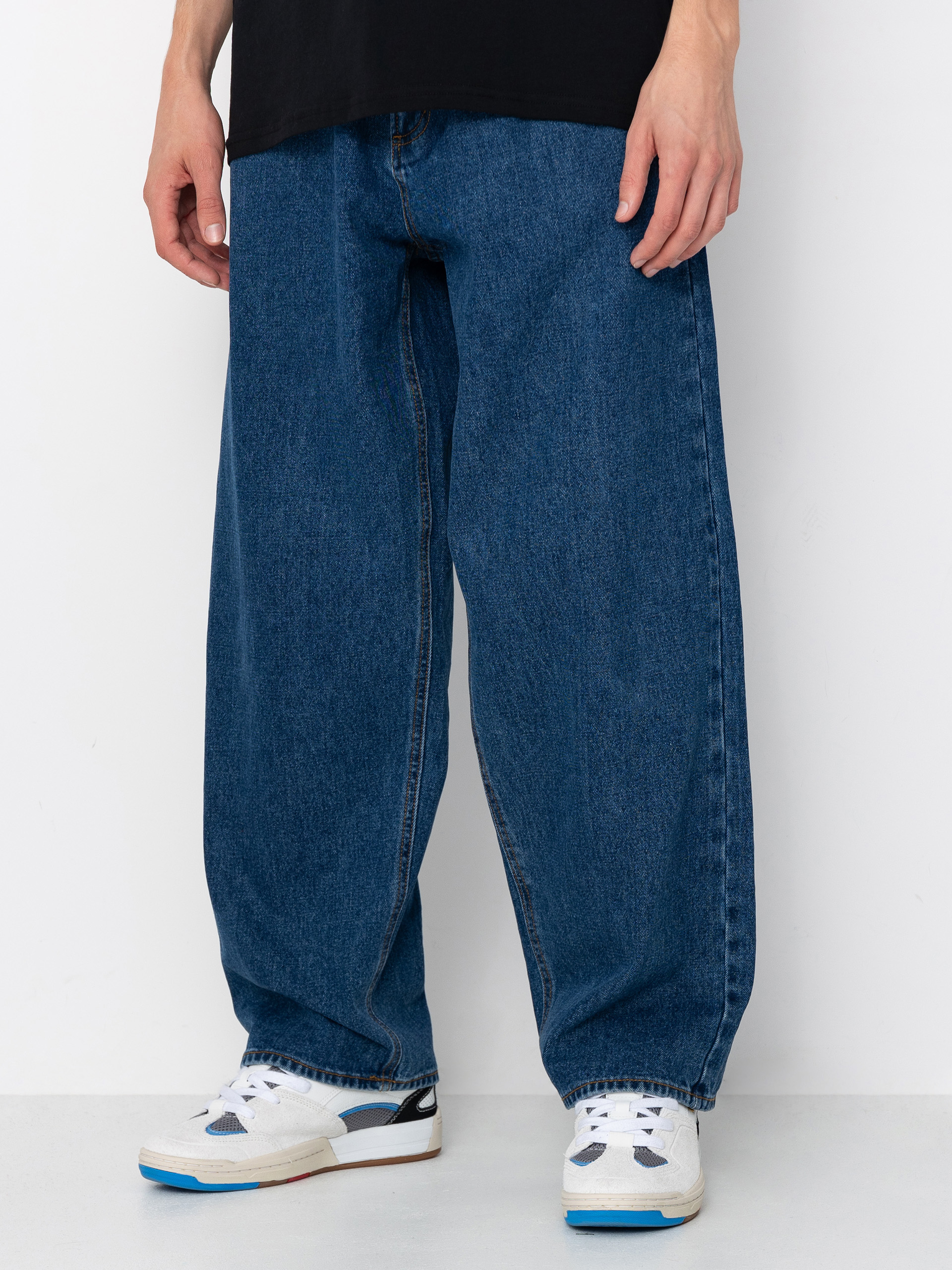 Штани OBEY Bigwig Baggy Denim (stone wash indigo)