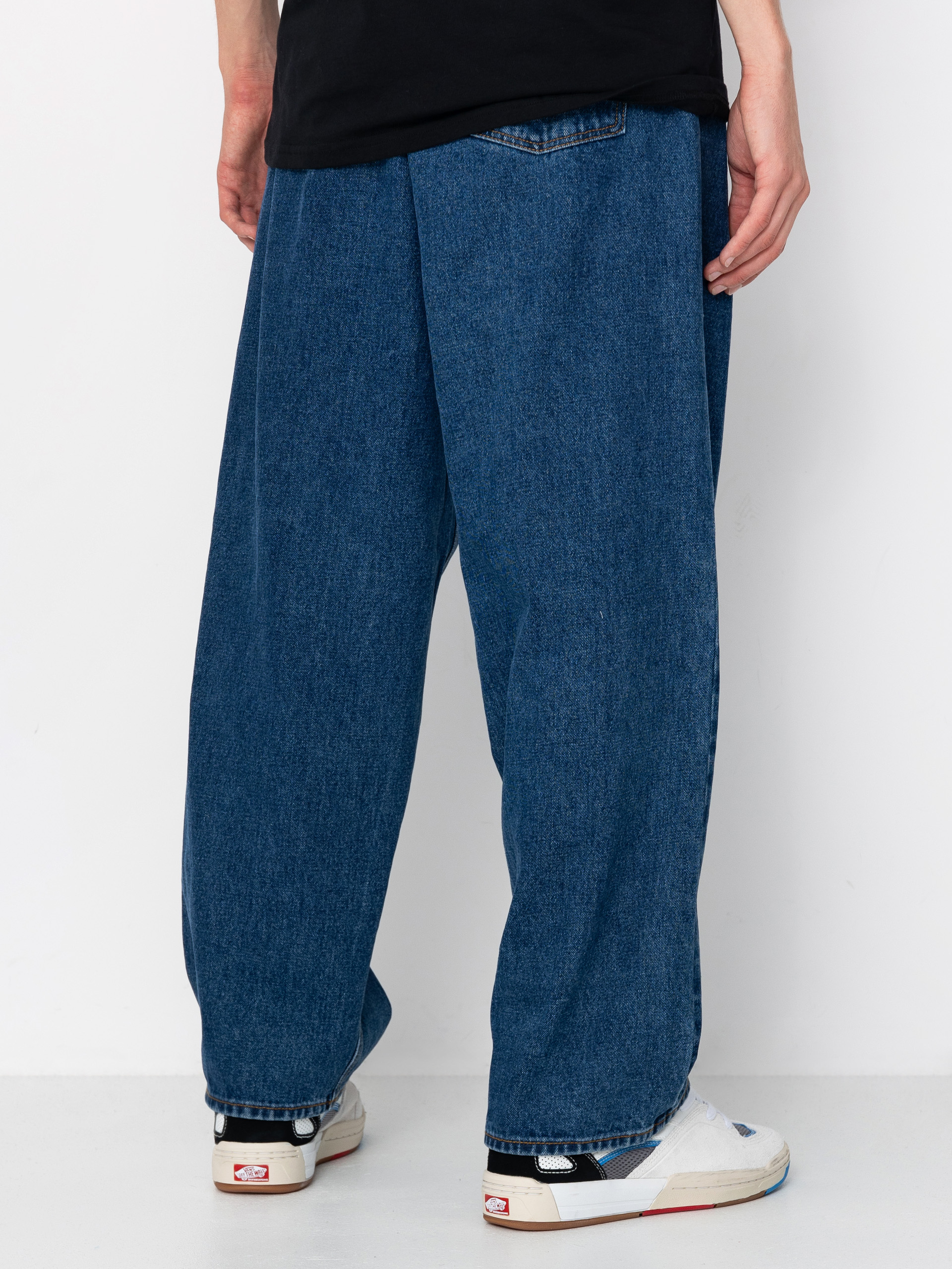 Штани OBEY Bigwig Baggy Denim (stone wash indigo)