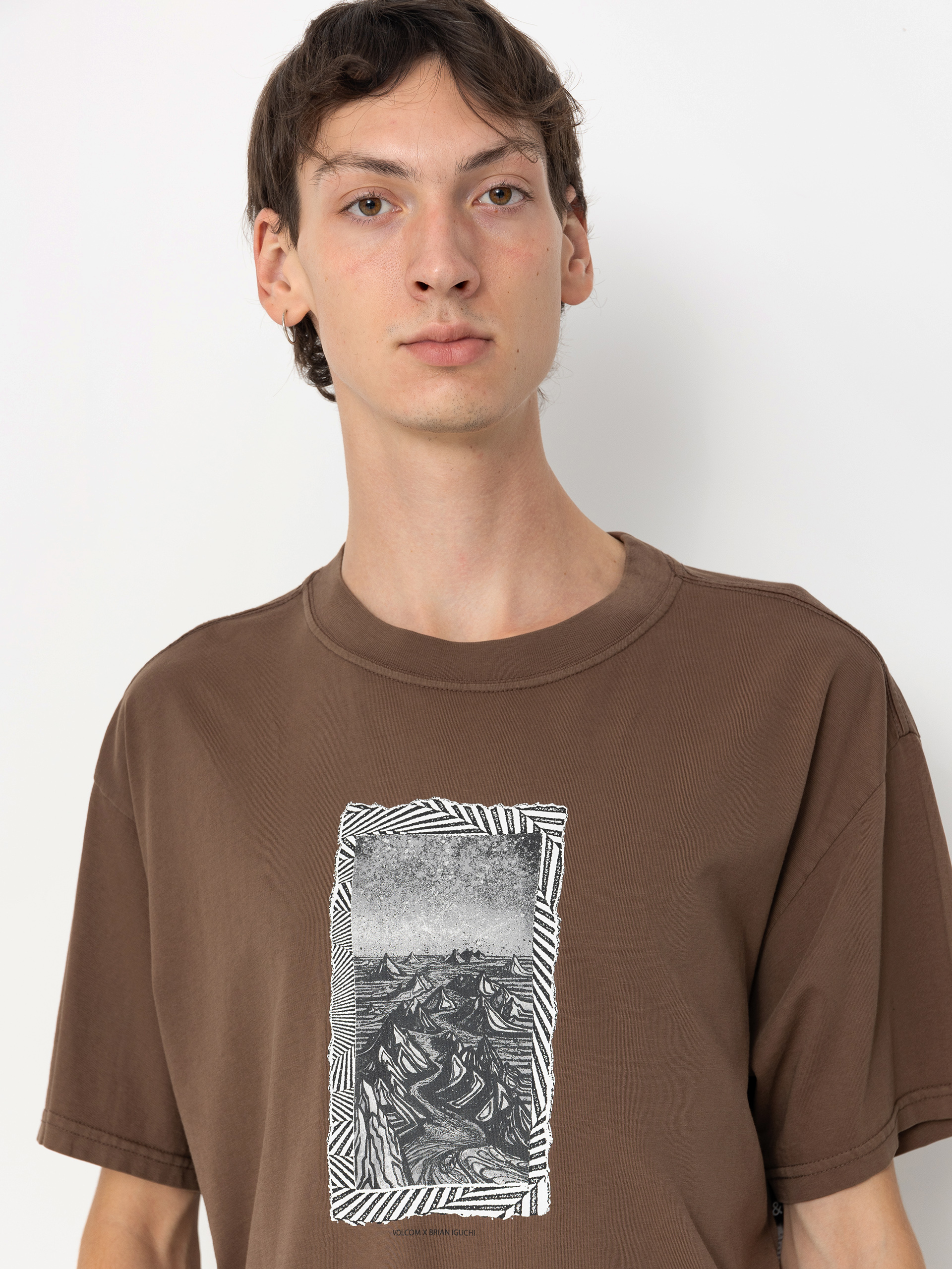 Футболка Volcom Tt B Iguchi Valley (dark earth)