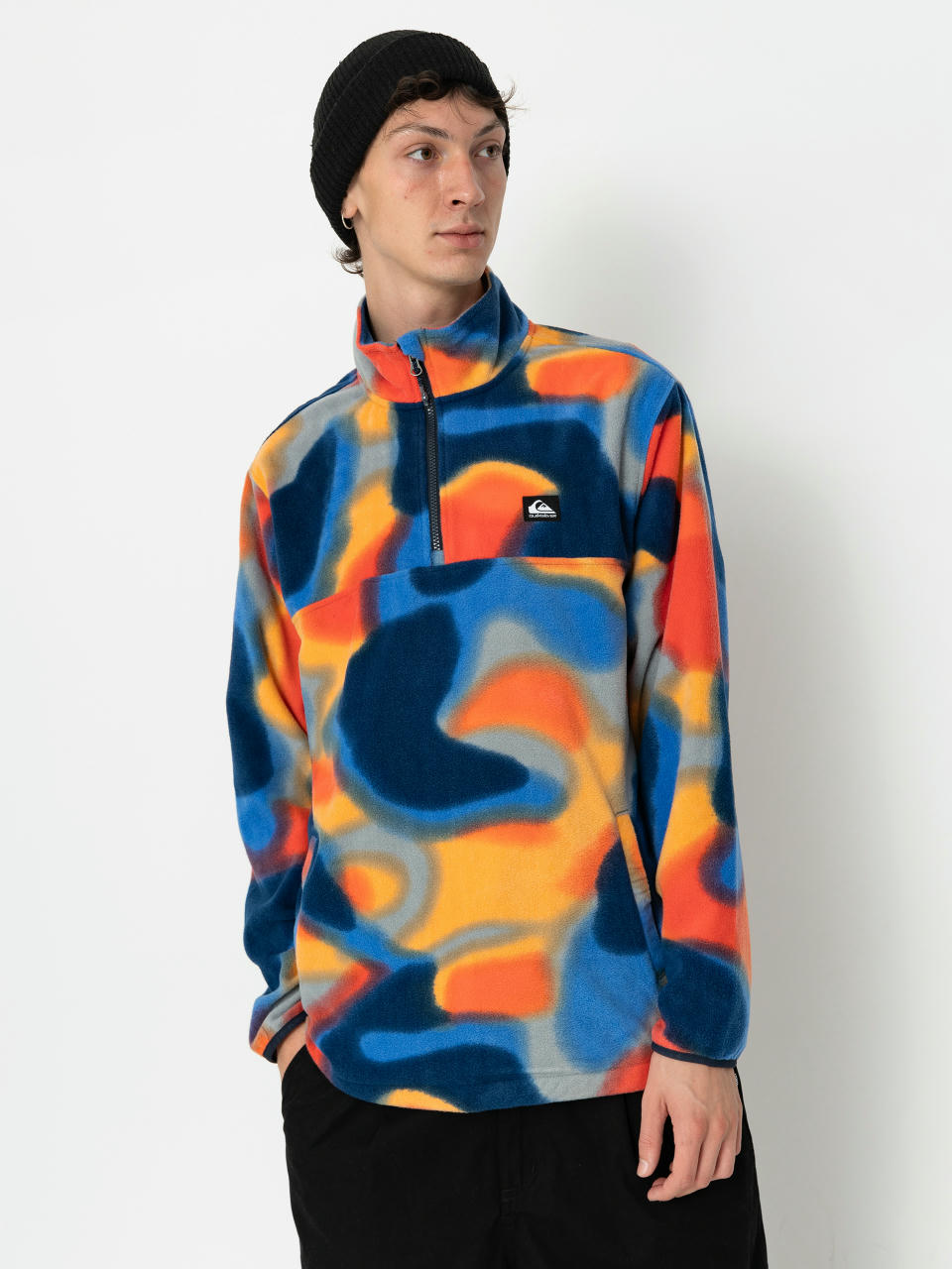 Чоловічий Флісовий светр Quiksilver Surf Days 1/2 Zip (surf days spray camo)