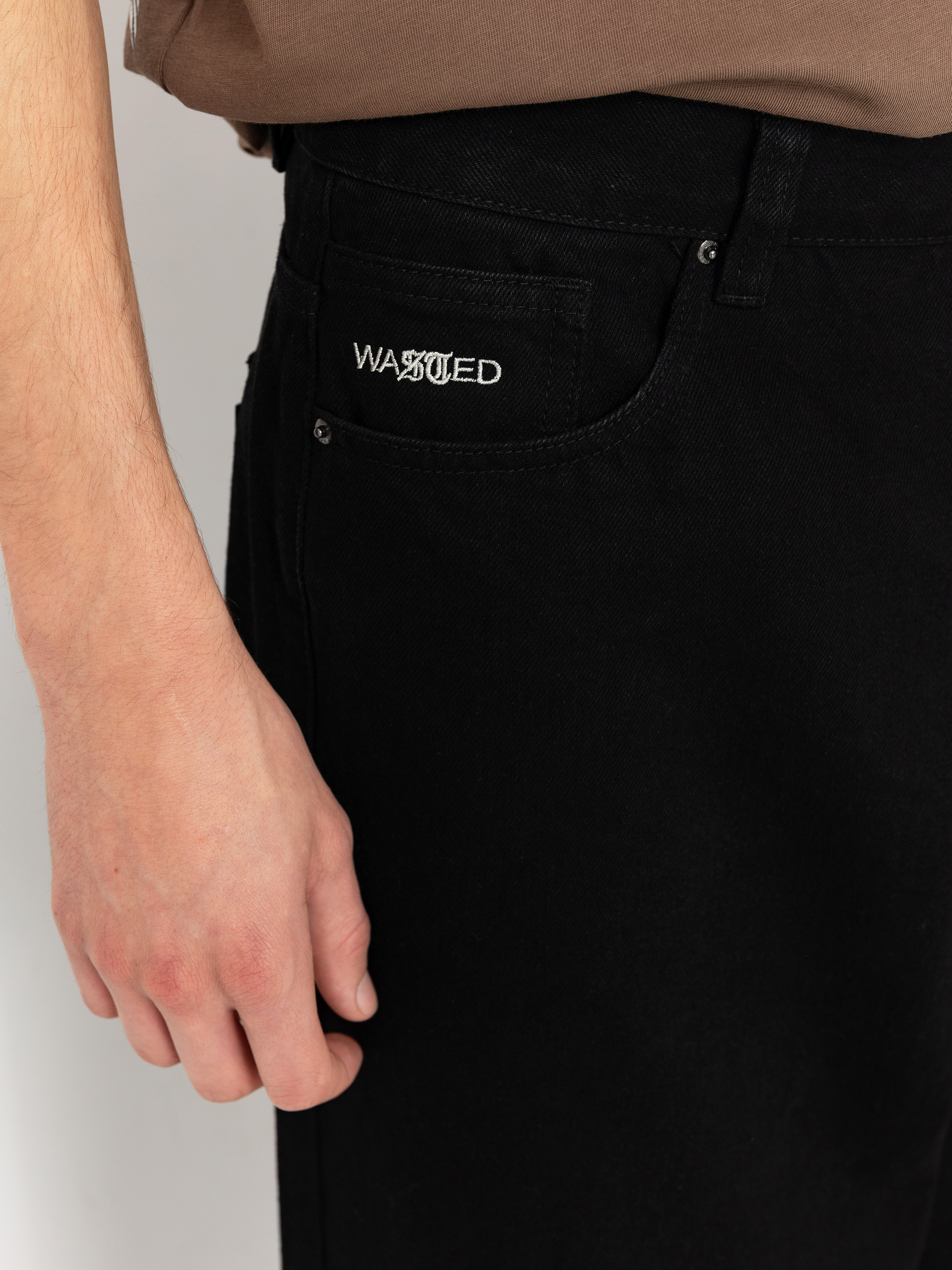 Штани Wasted Paris Signature Casper (black)