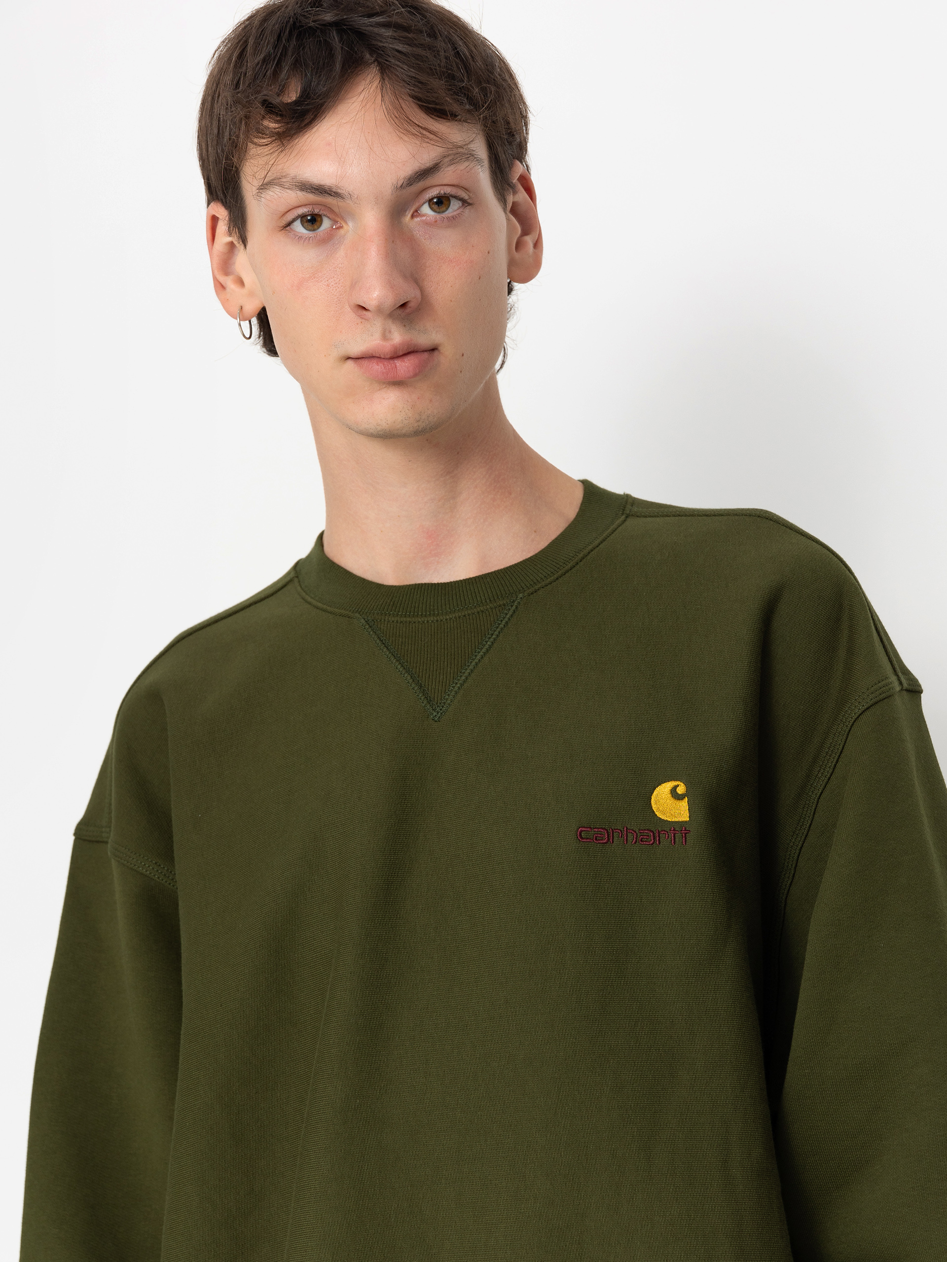 Світшот Carhartt WIP American Script (tarragon)