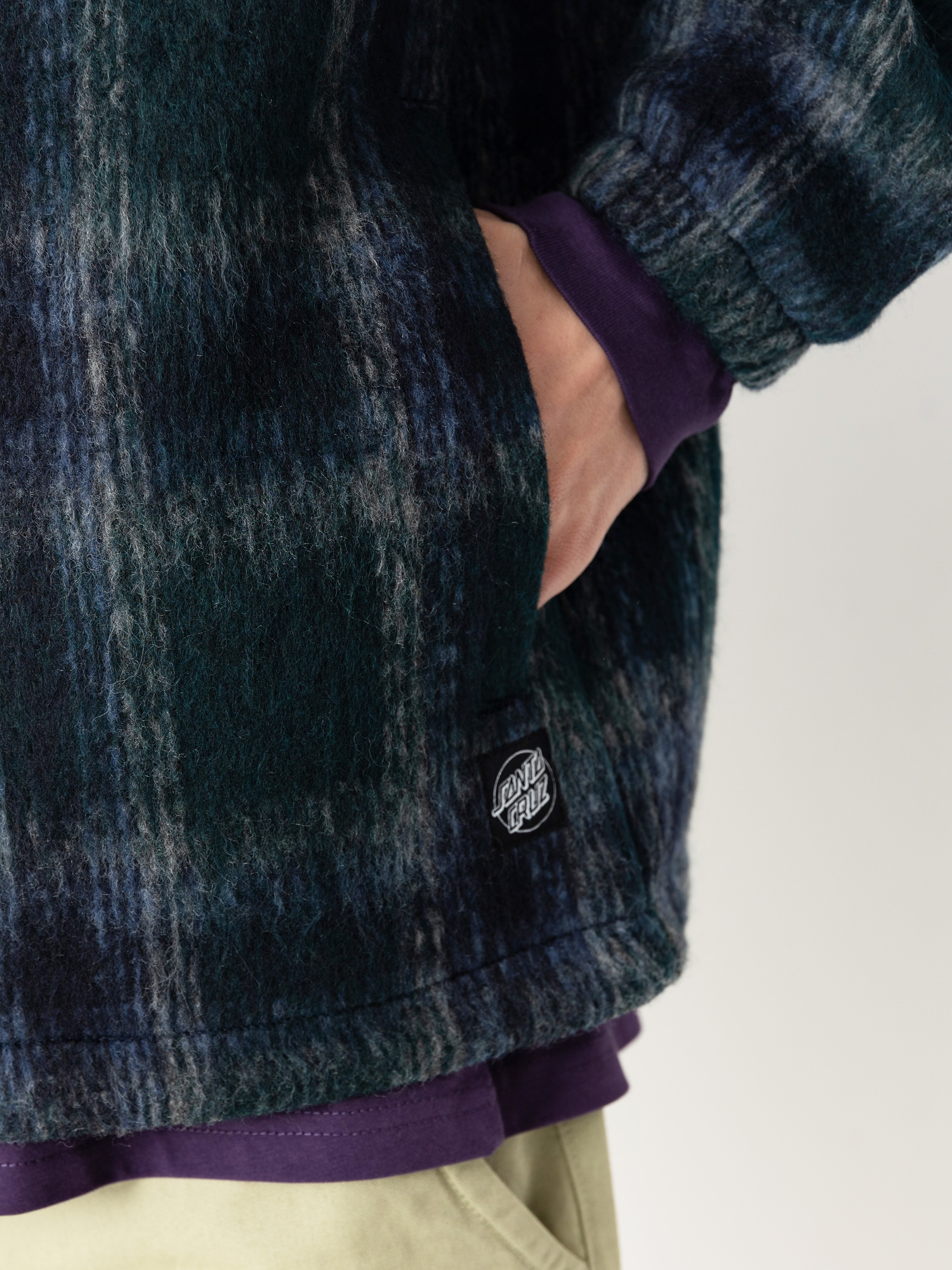 Куртка Santa Cruz Hideout (navy/blue/grey check)