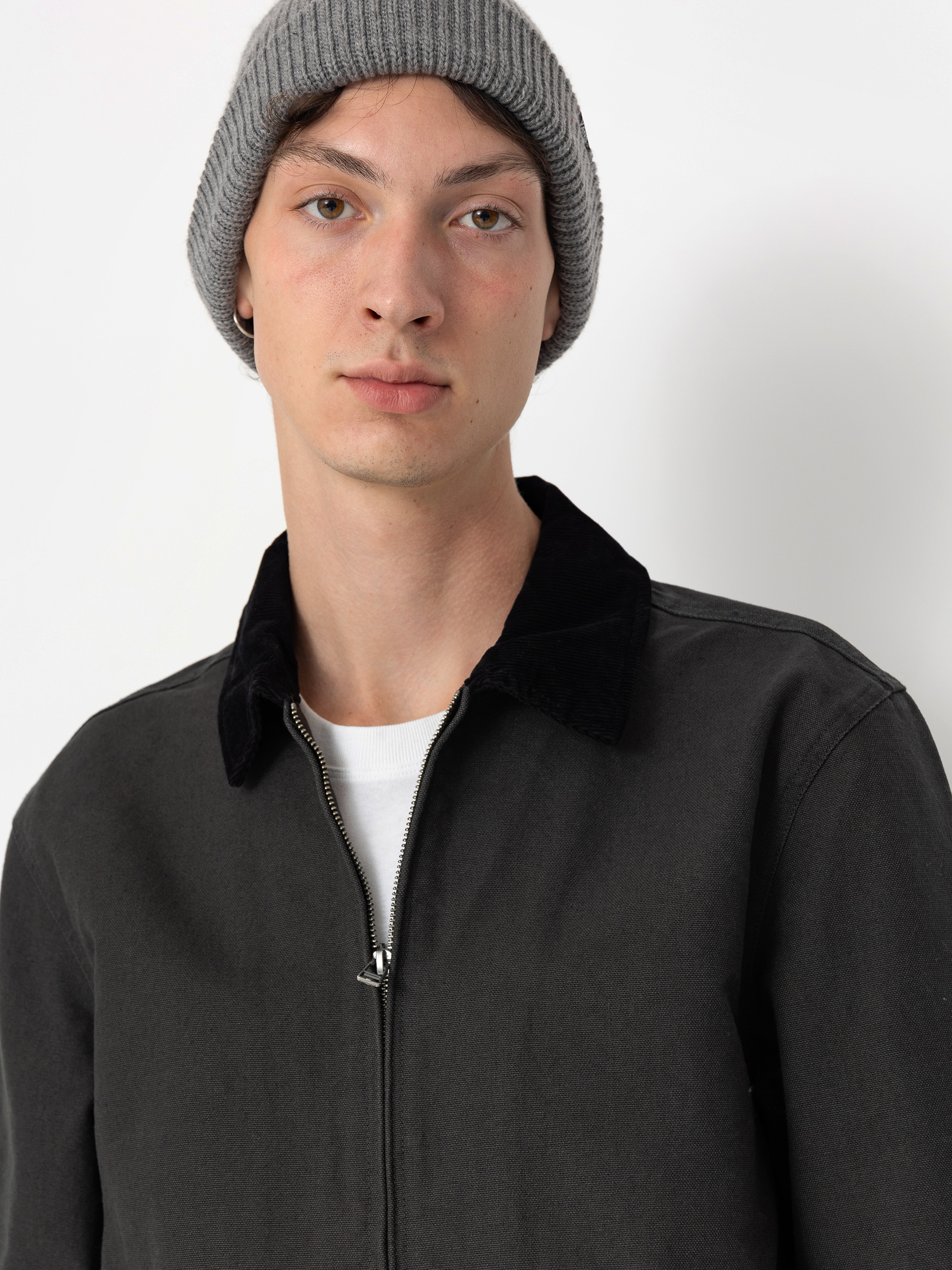 Куртка Brixton Mechanic Garage Zip (washed black)