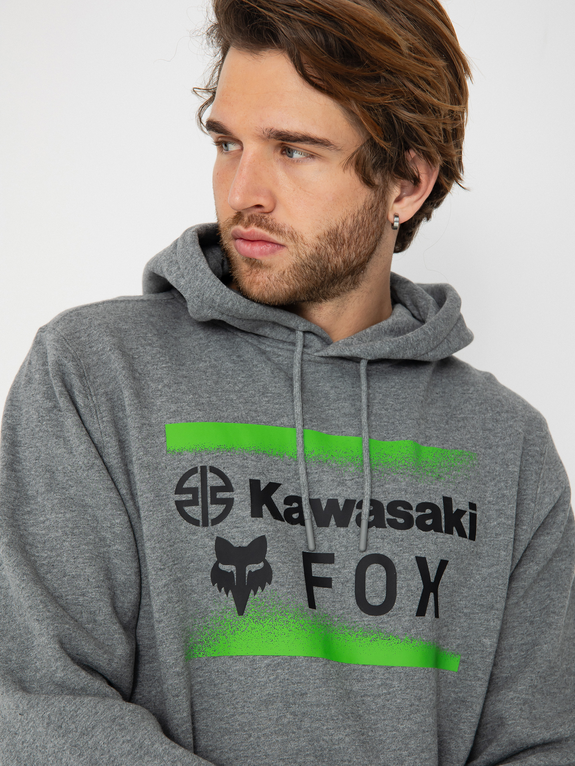 Худі Fox X Kawasaki HD (heather graph)