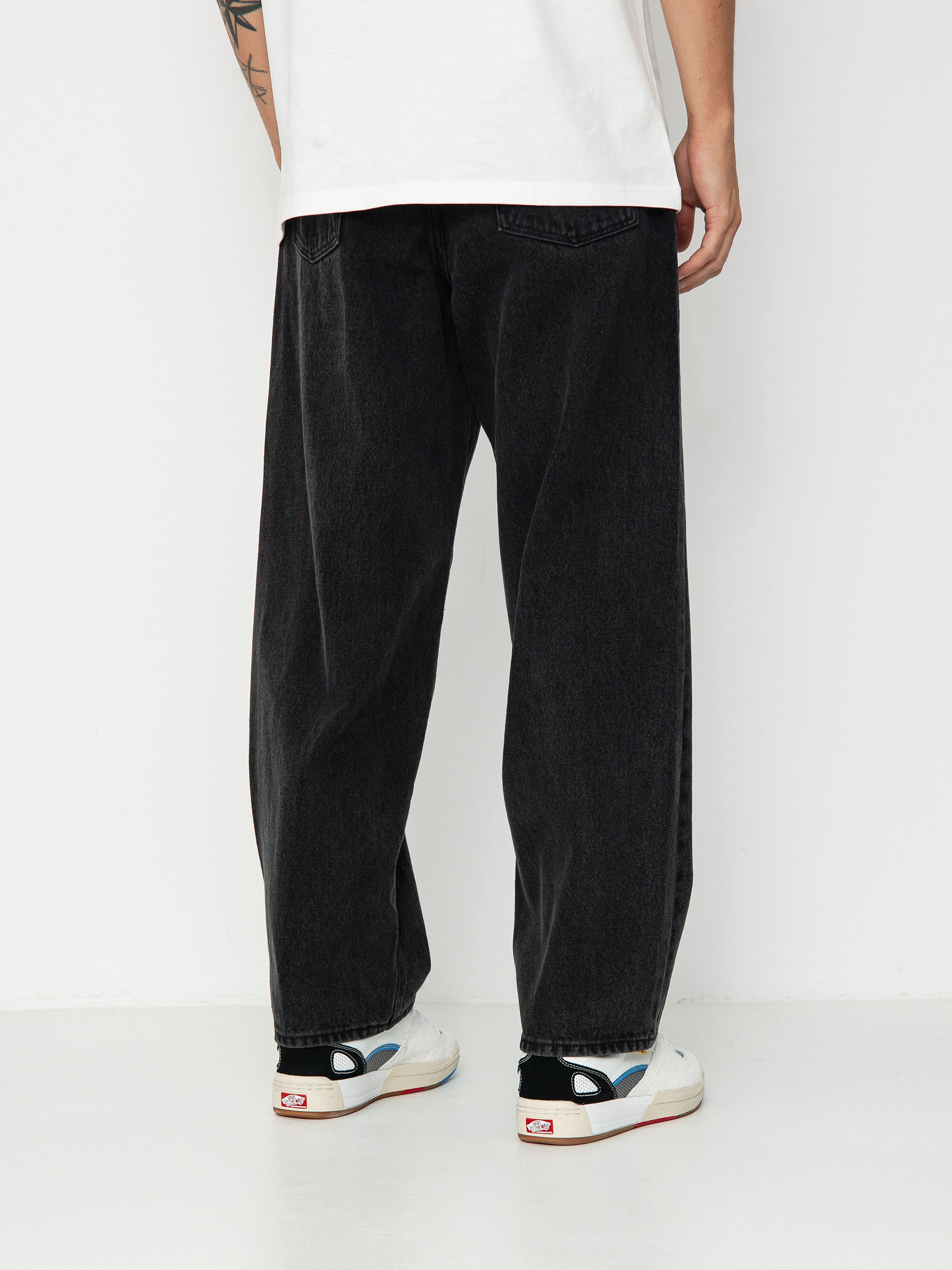 Штани OBEY Bigwig Baggy Denim (faded black)