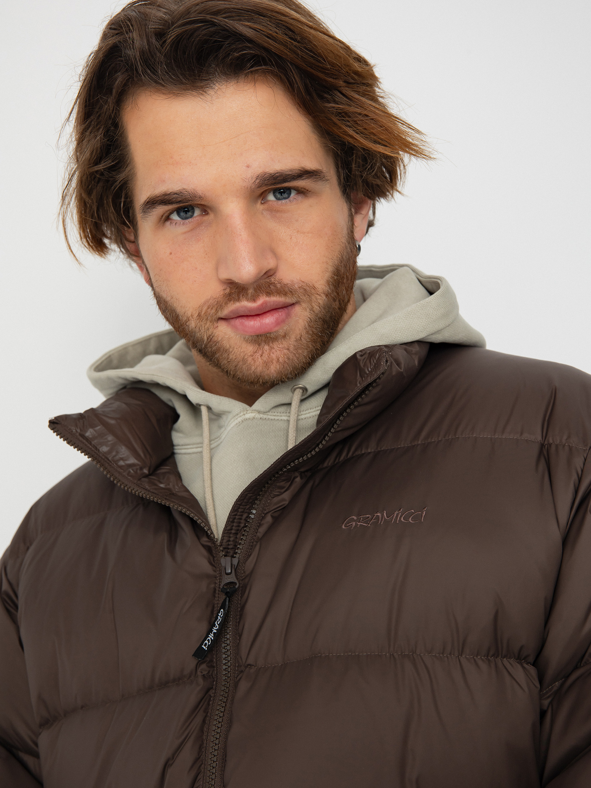 Куртка Gramicci Down Puffer (dark brown)