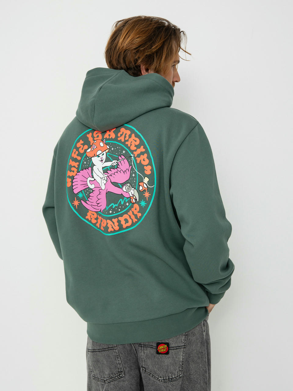 Худі RipNDip Take A Trip HD (alpine green)