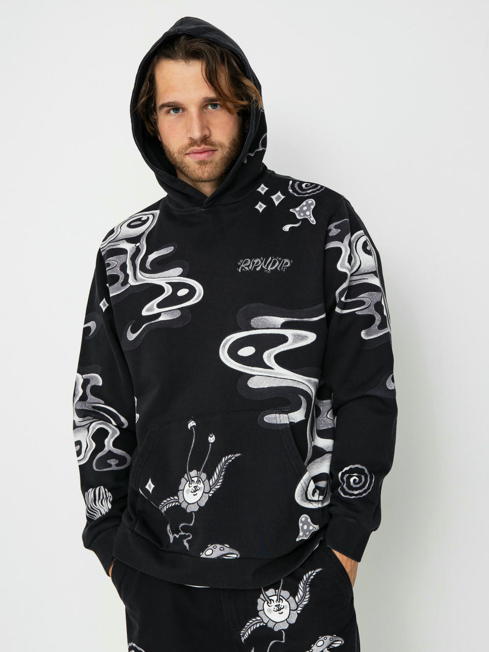 Худі RipNDip Space Walk HD (black)