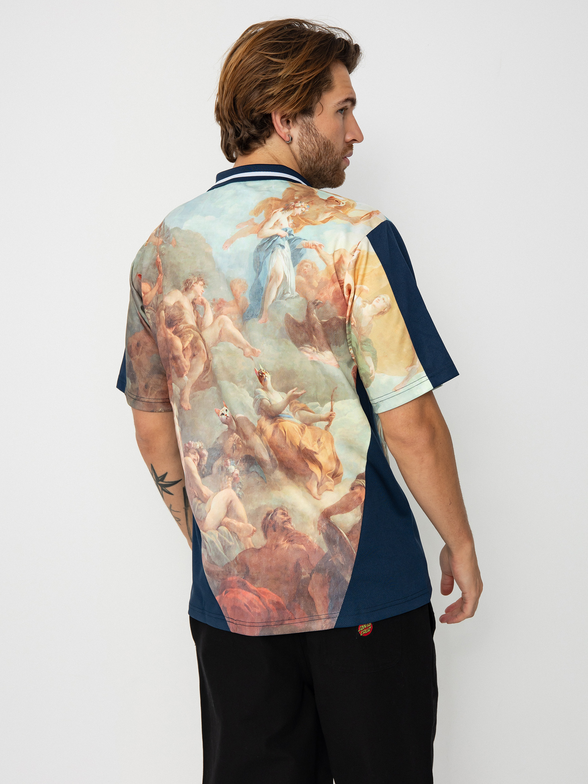 Футболка RipNDip Heavens Waiting Soccer Jersey (navy multi)