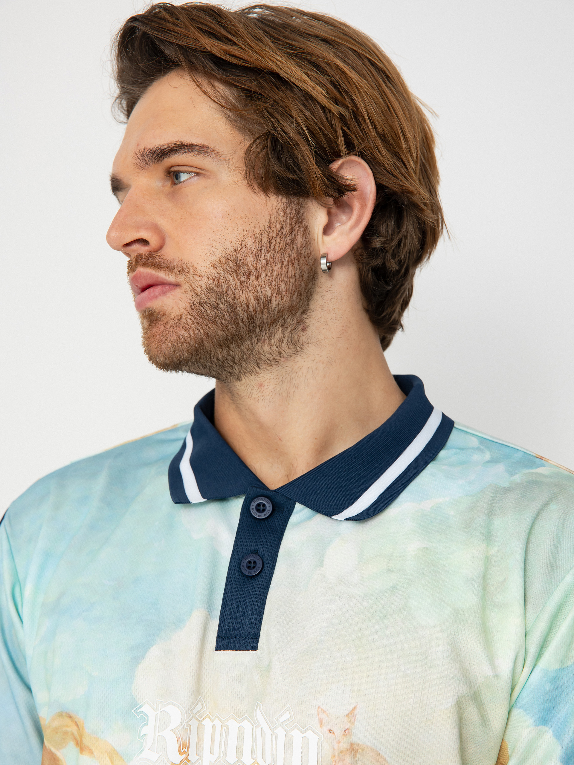 Футболка RipNDip Heavens Waiting Soccer Jersey (navy multi)