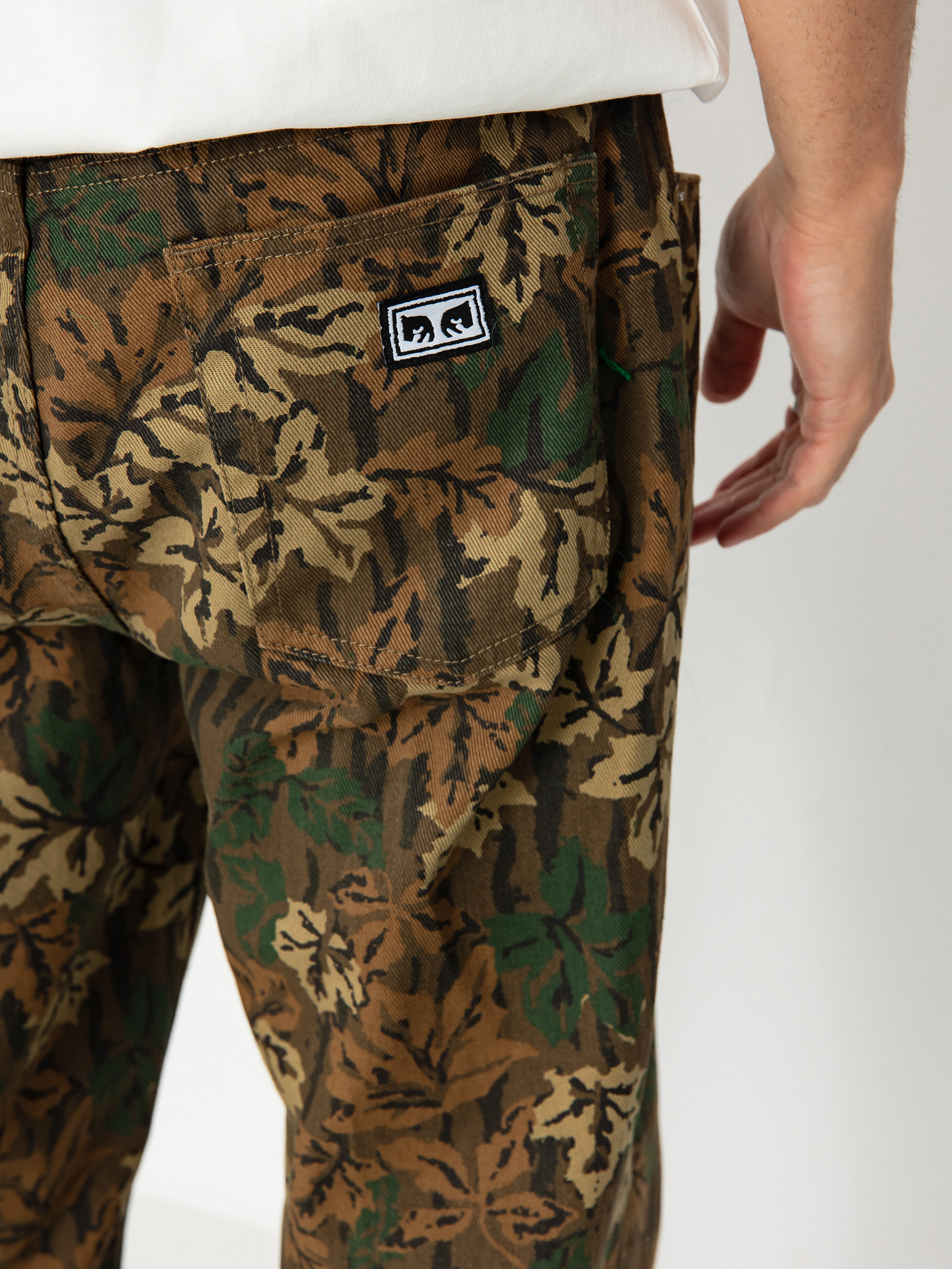 Штани OBEY Hardwork Printed Denim (mulled basil multi)