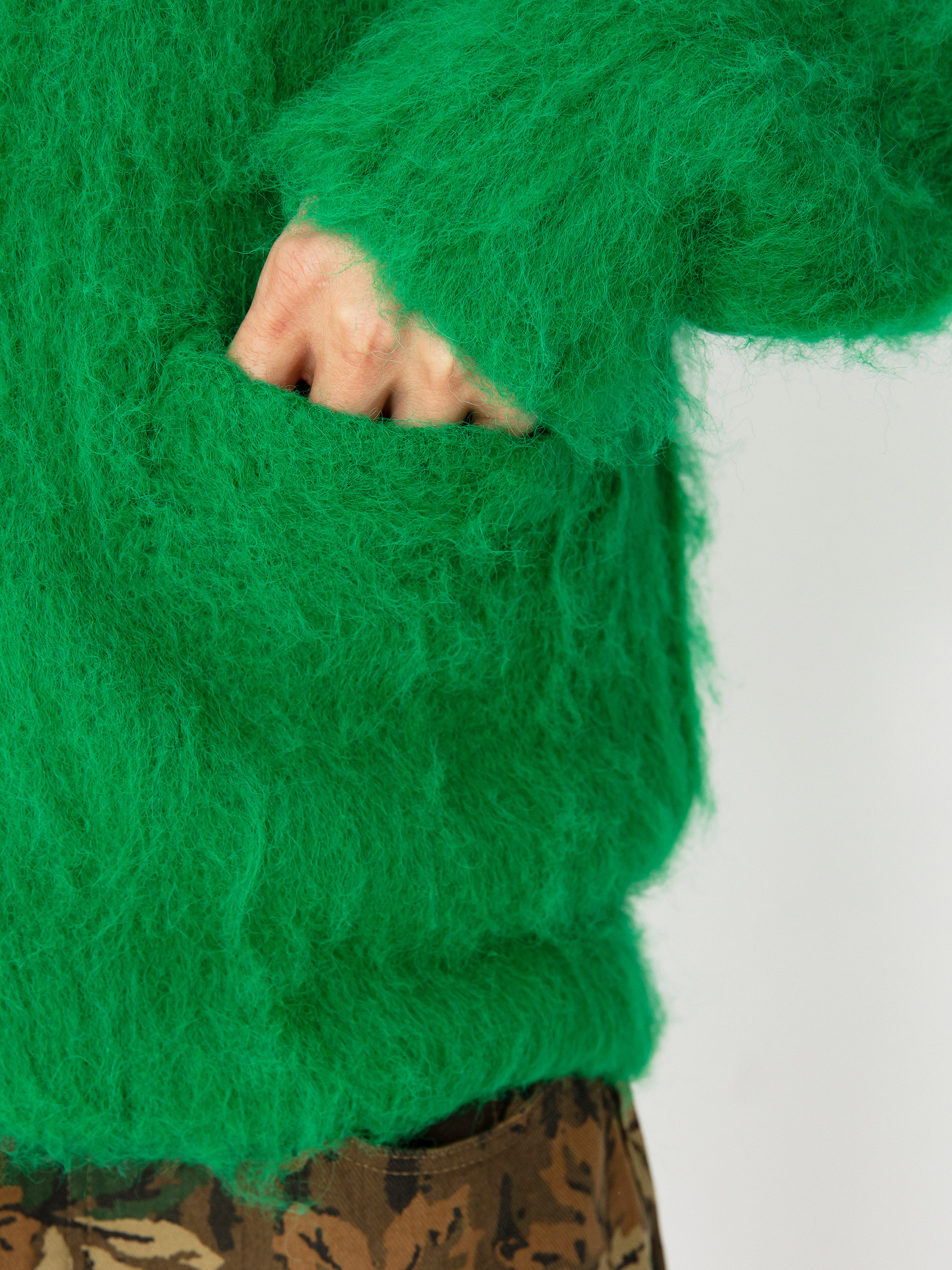 Светр OBEY Patron Cardigan (bright green)