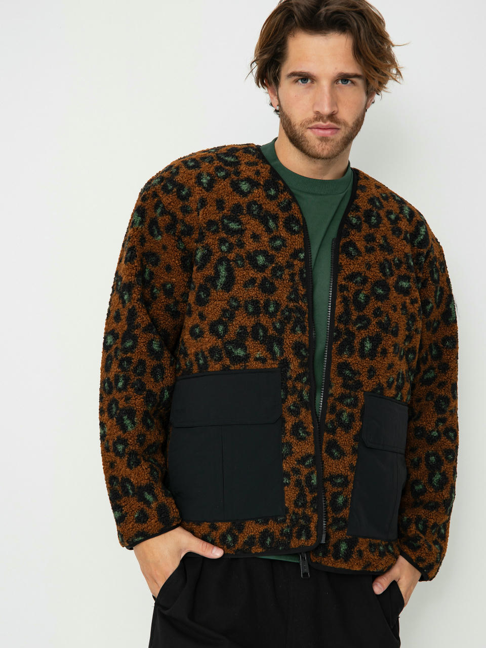 Куртка Carhartt WIP Devin Liner (camo leo jacquard/tamarind/black)