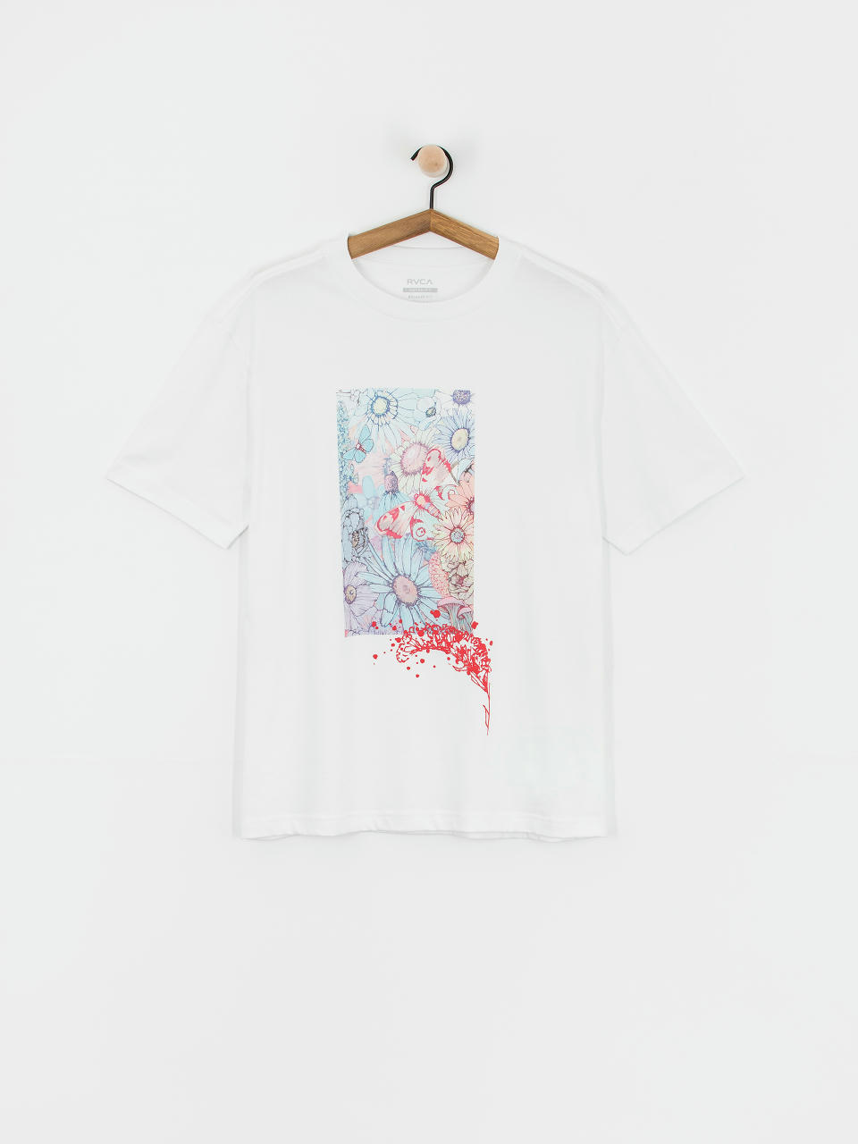 Футболка RVCA Sage Floral (white)