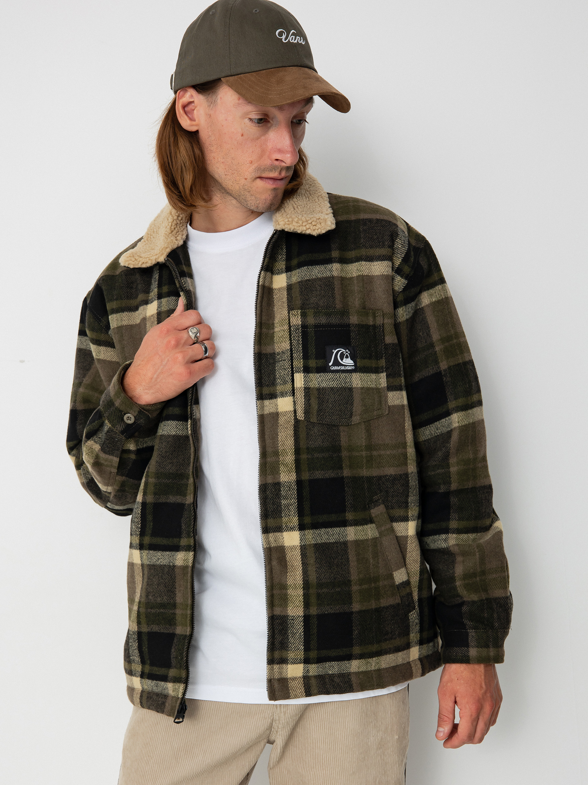 Куртка Quiksilver Dna Sherpa Harrington (canteen dna surf harrington)