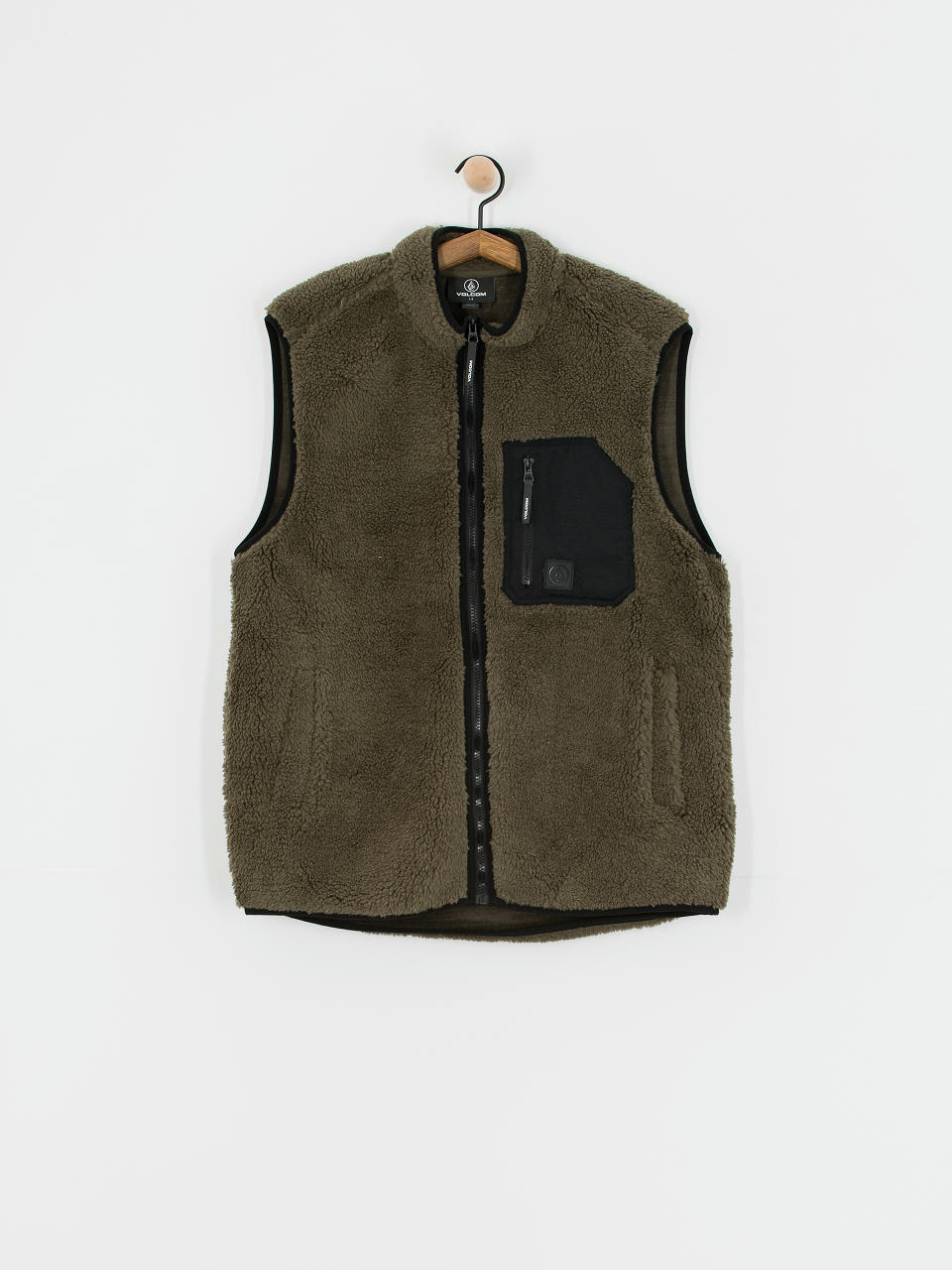 Безрукавка Volcom Muzzer Fuzzar Vest (wintermoss)