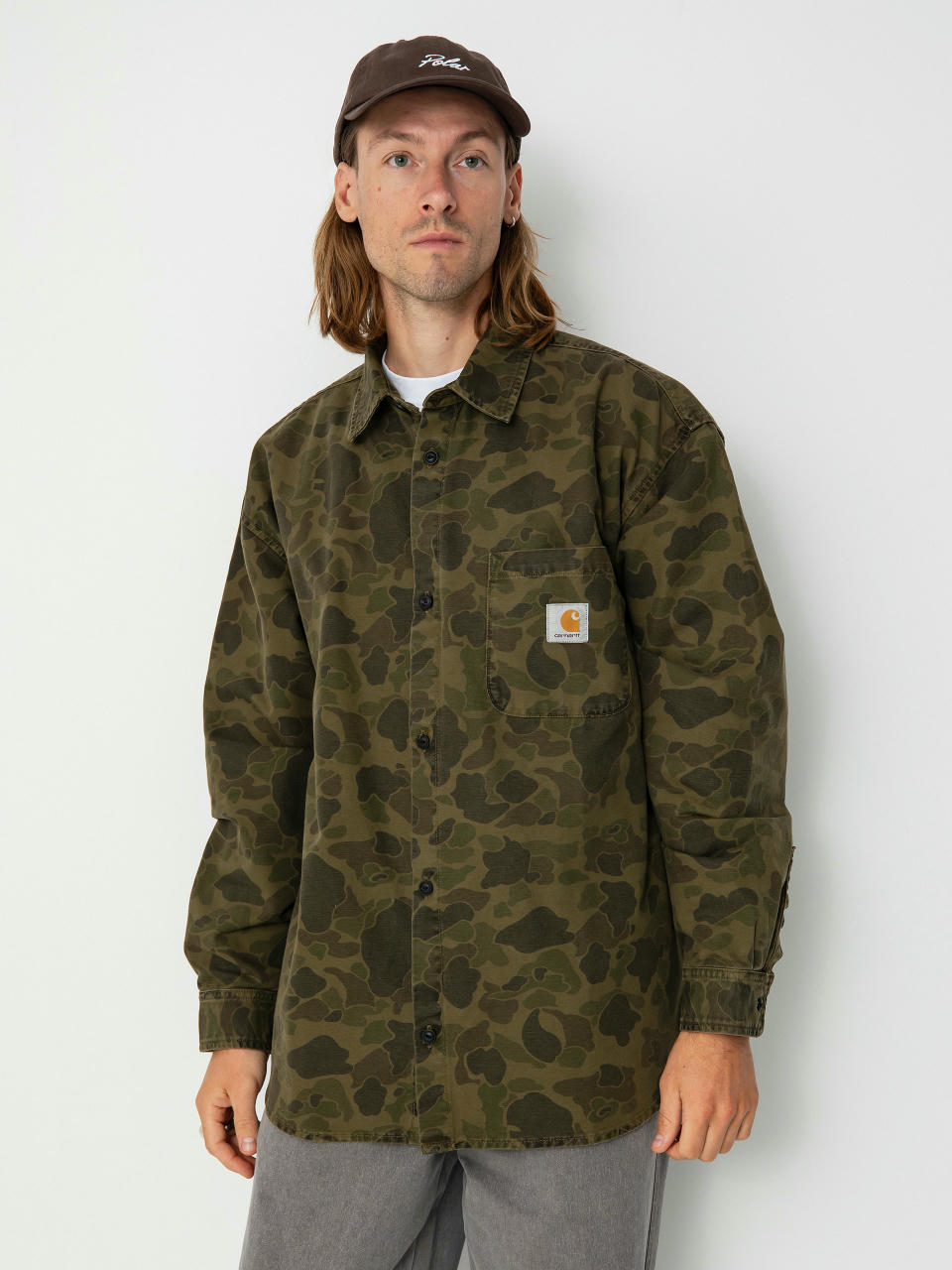 Сорочка Carhartt WIP Duck (camo duck/green/office green)