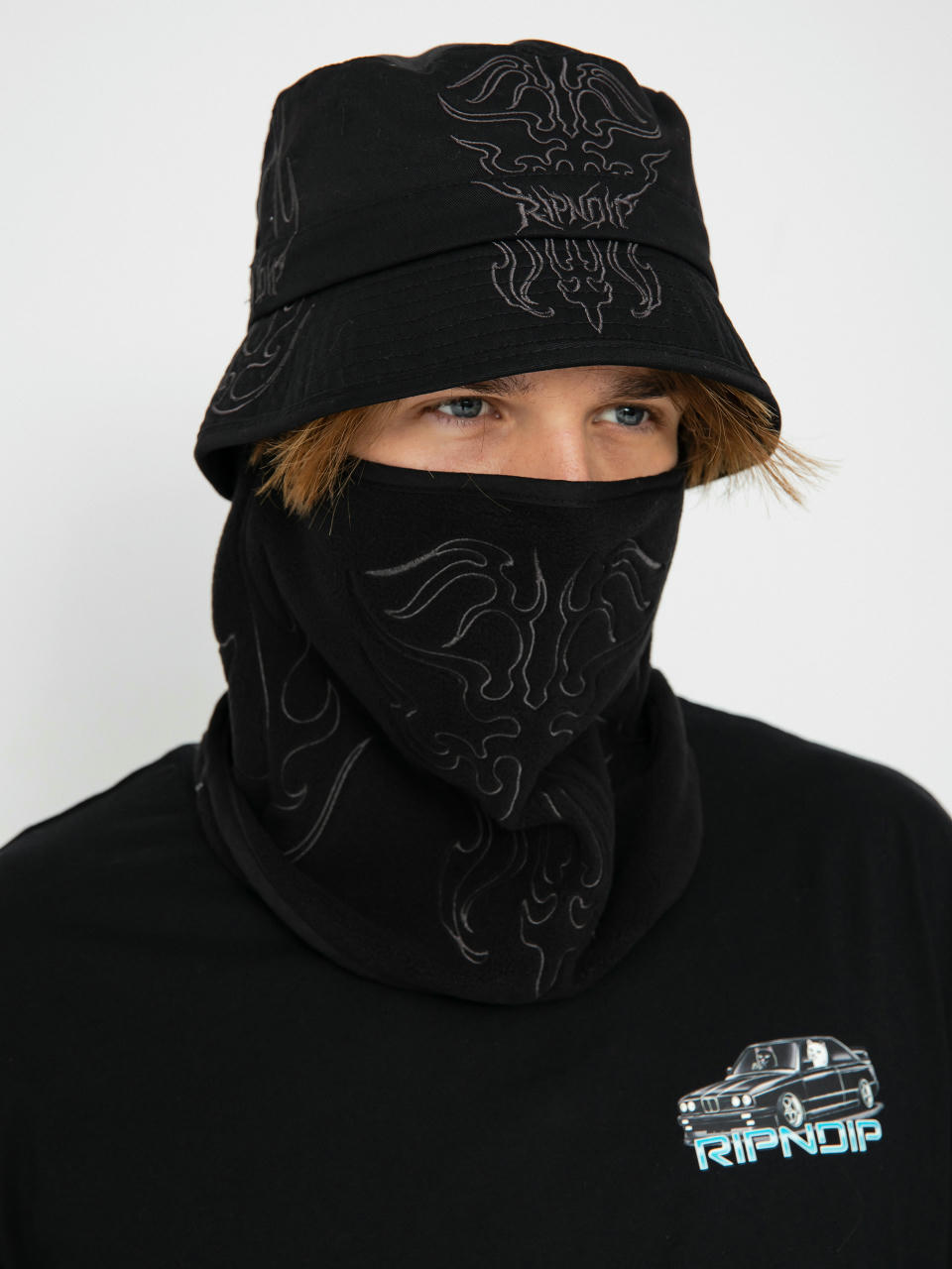 Капелюх RipNDip Volt Face Mask Bucket Hat (black)