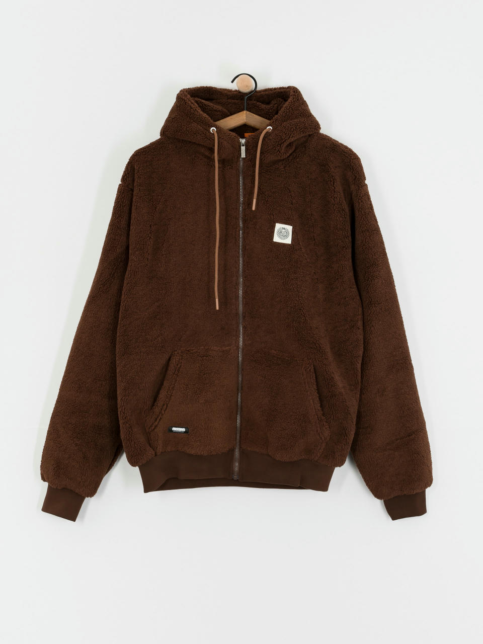 Куртка MassDnm Patch Teddy Zip Hoody (brown)