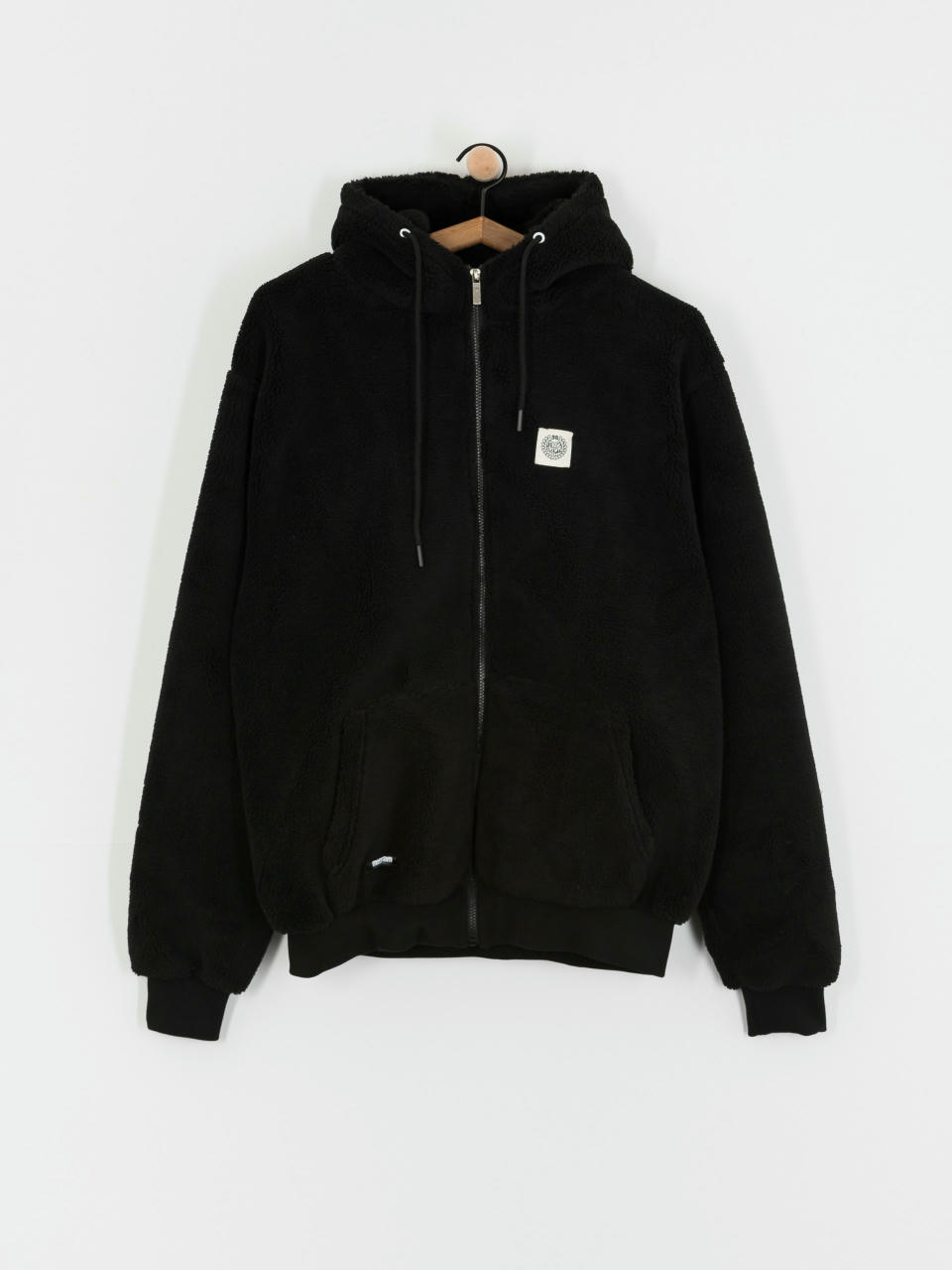 Куртка MassDnm Patch Teddy Zip Hoody (black)