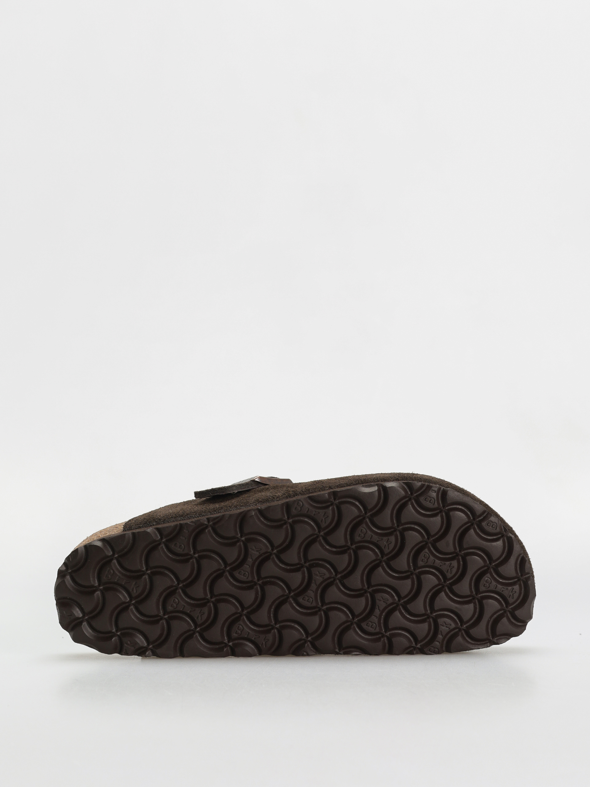 Шльопанці Birkenstock Boston Shearling Suede Leather Fur Narrow Wmn (mocha)