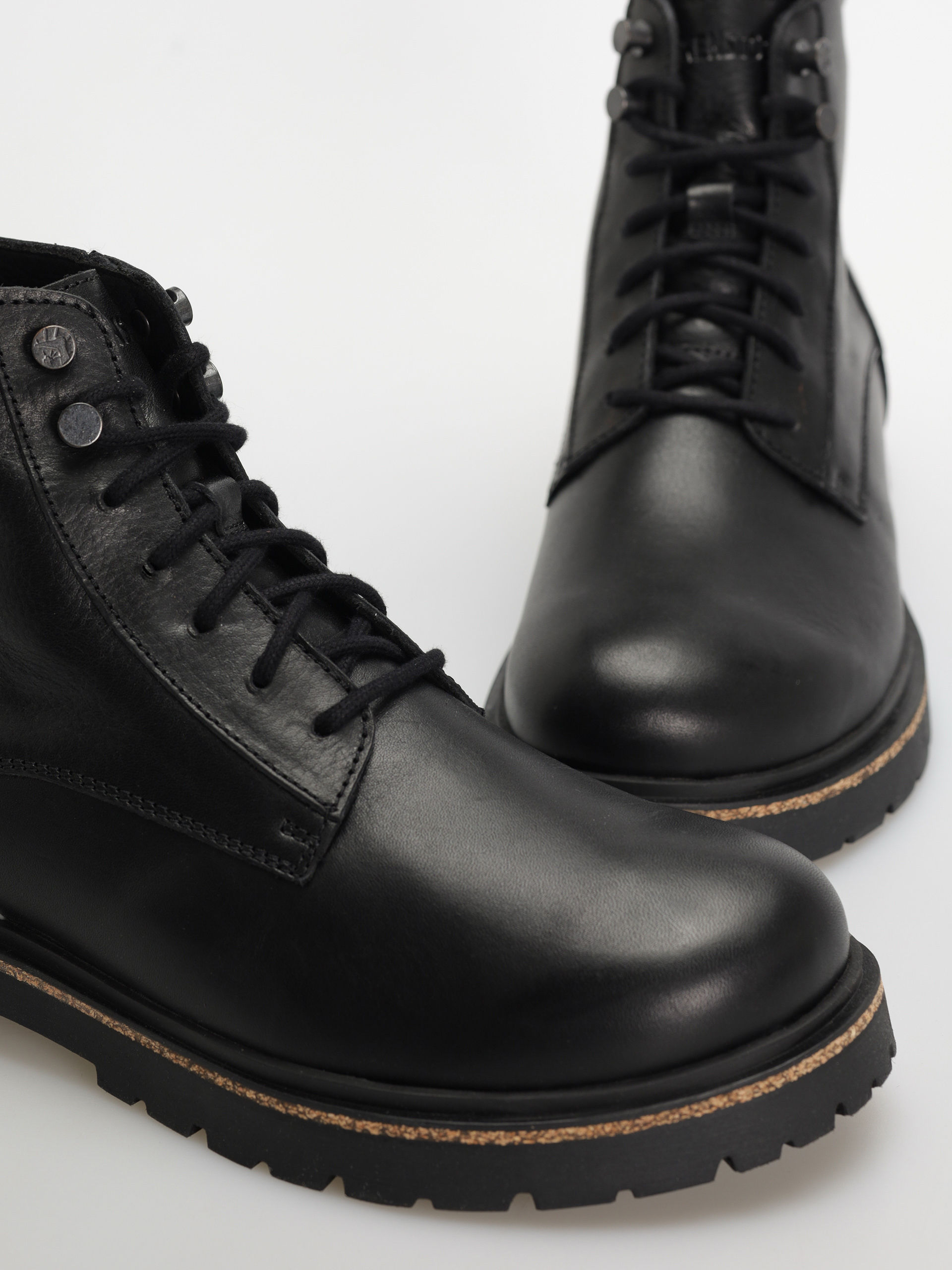 Взуття Birkenstock Highwood Lace Mid Natural Leather Regular (black)